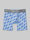 Second Skin Mid-Length Boxer Brief 6"::Ice Water Marlin::Swatch