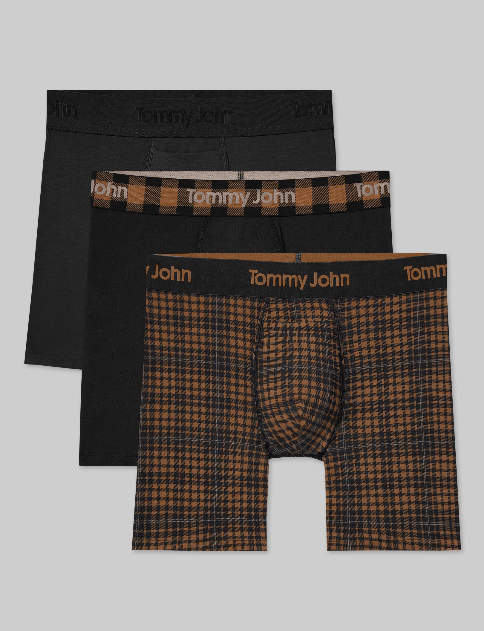 Second Skin Mid-Length Boxer Brief 6" (3-Pack)