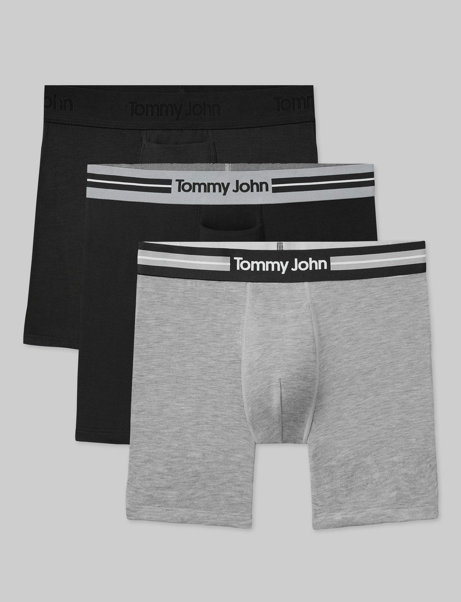 Second Skin Mid-Length Boxer Brief 6" (3-Pack)