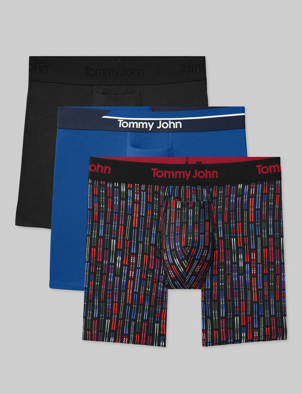 Second Skin Mid-Length Boxer Brief 6" (3-Pack)