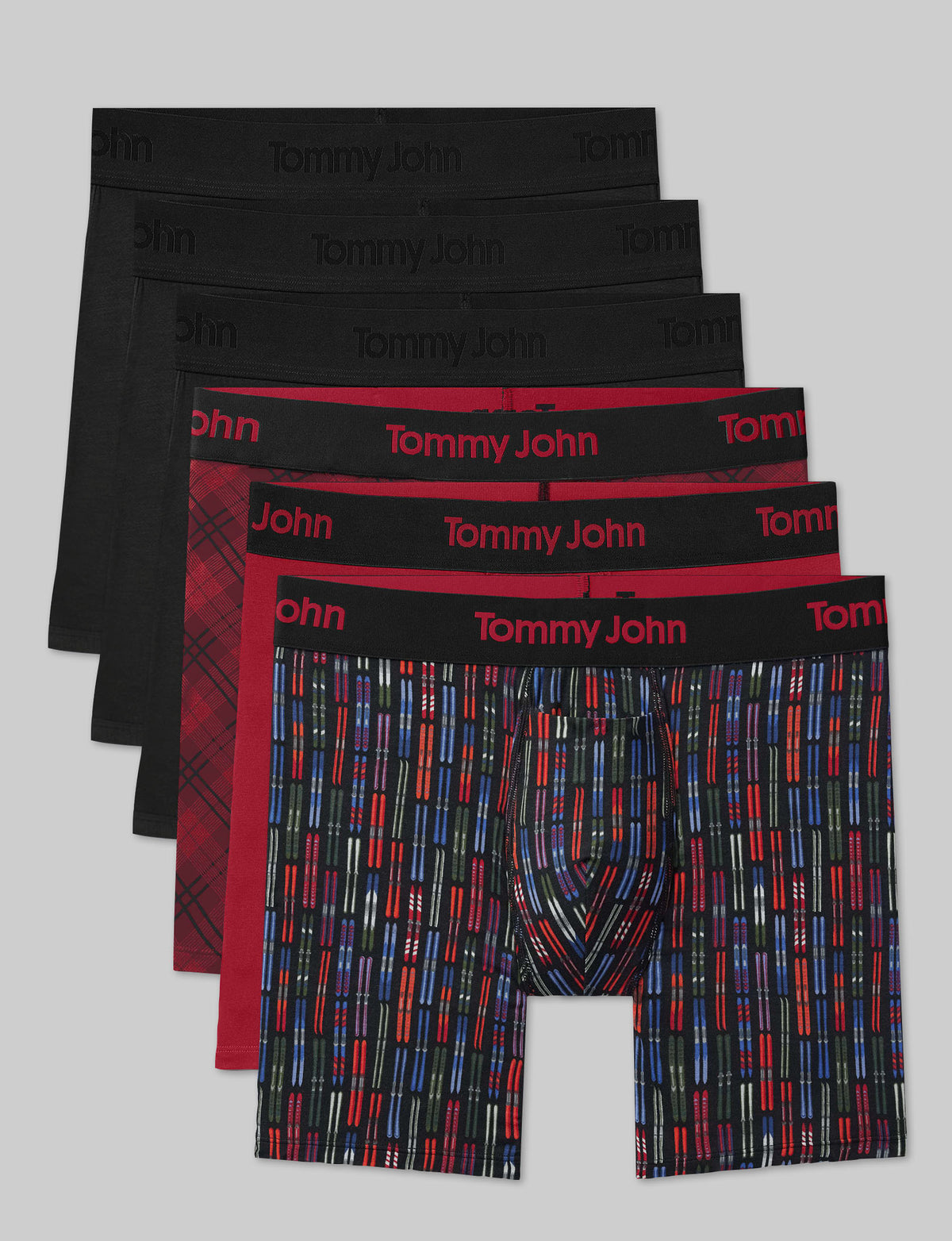 Second Skin Mid-Length Boxer Brief 6" (6-Pack)