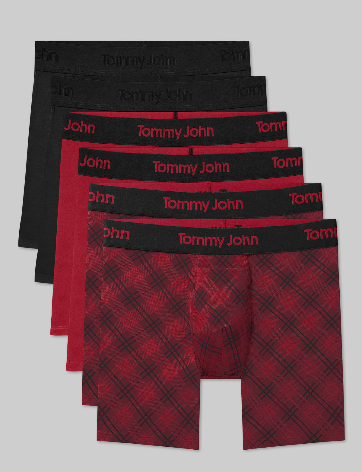 Second Skin Mid-Length Boxer Brief 6" (6-Pack)