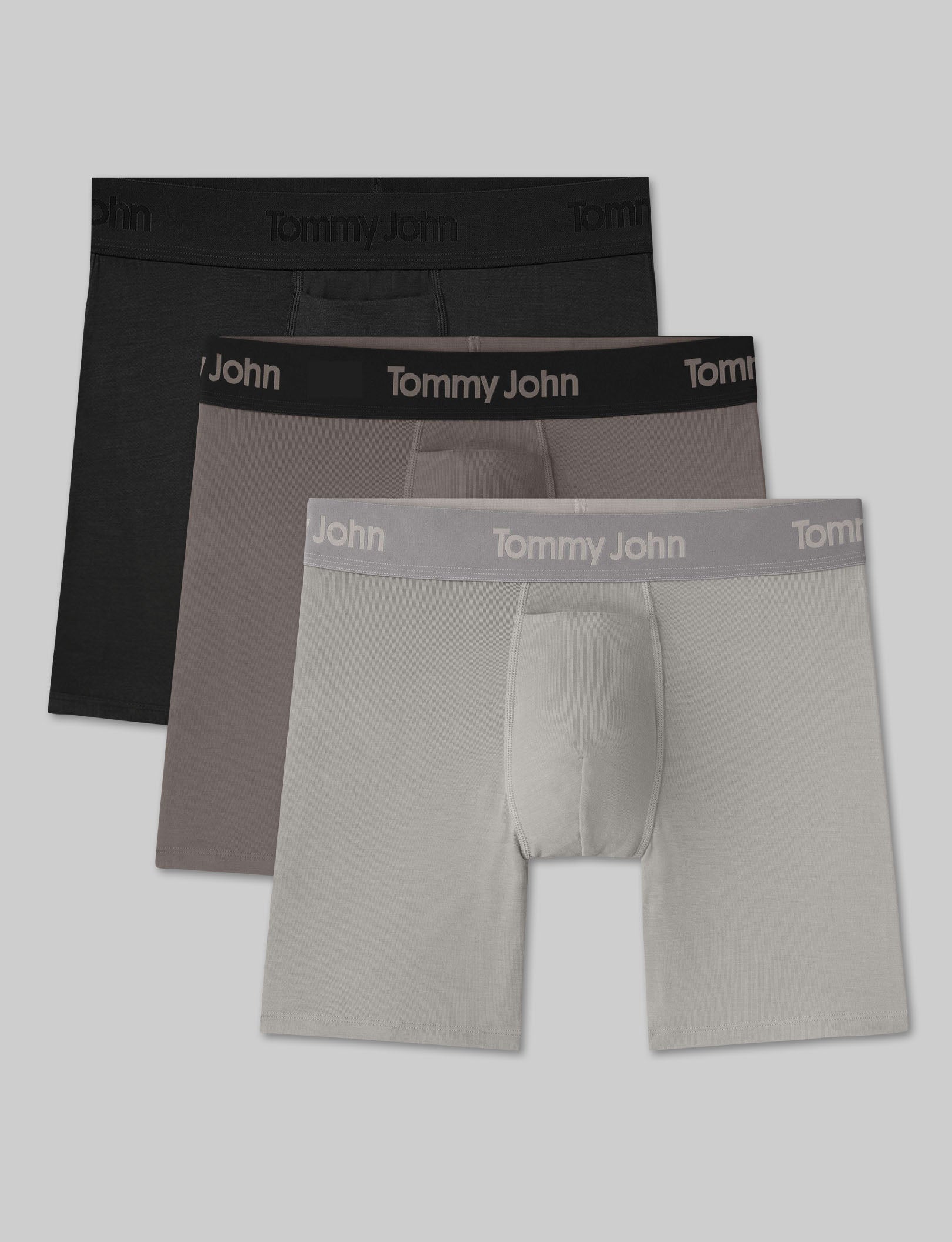 Second Skin Mid-Length Boxer Brief 6" (3-Pack)