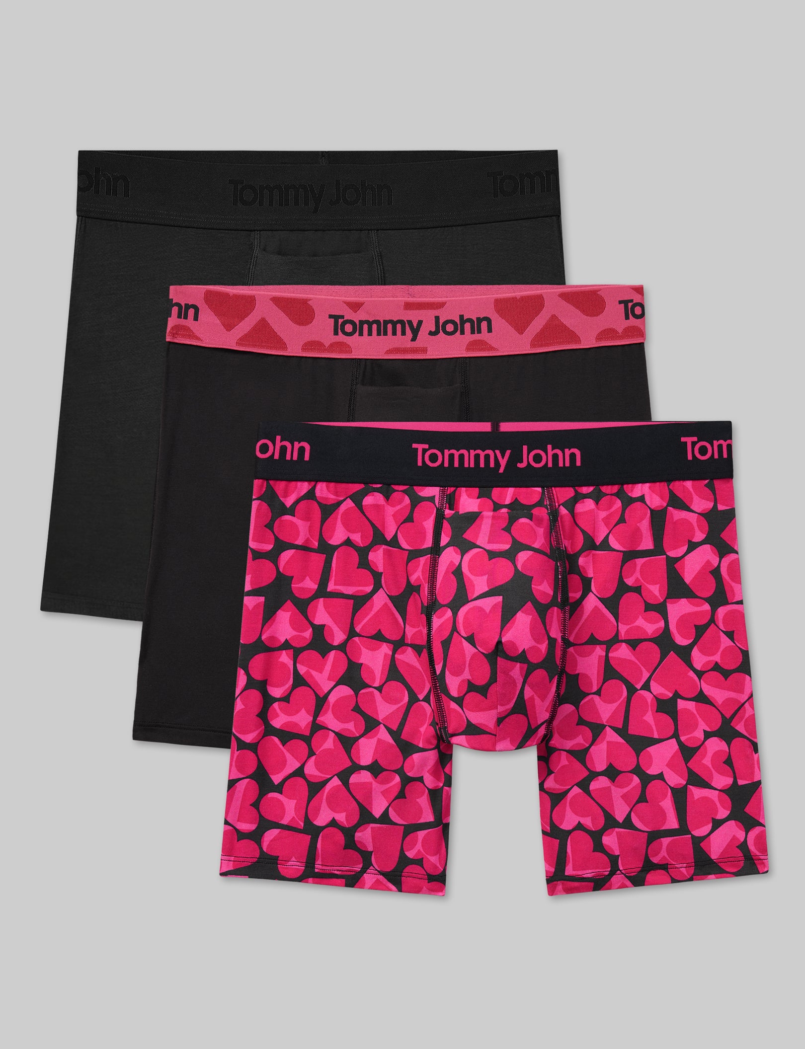 Second Skin Mid-Length Boxer Brief 6" (3-Pack)