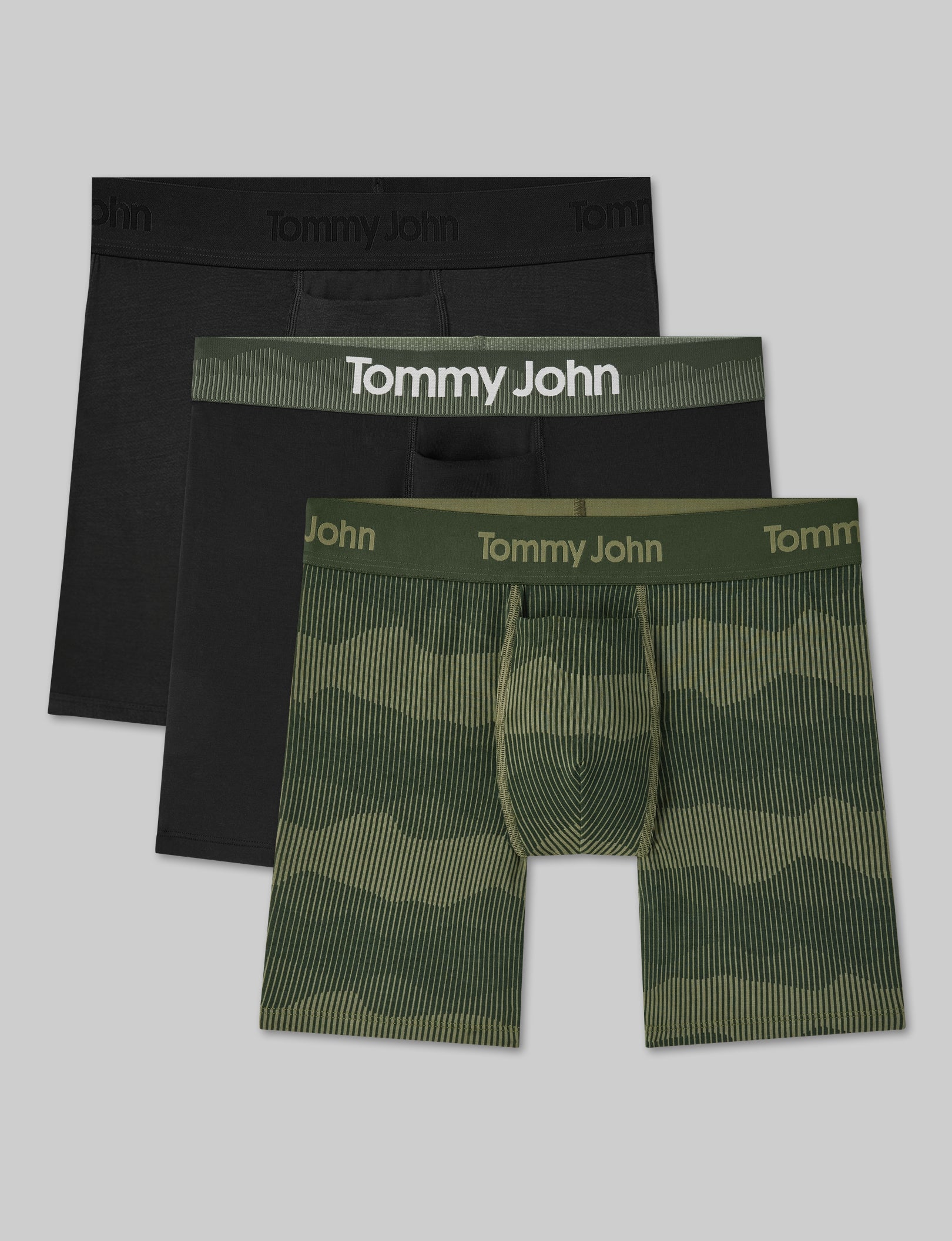 Second Skin Mid-Length Boxer Brief 6" (3-Pack)