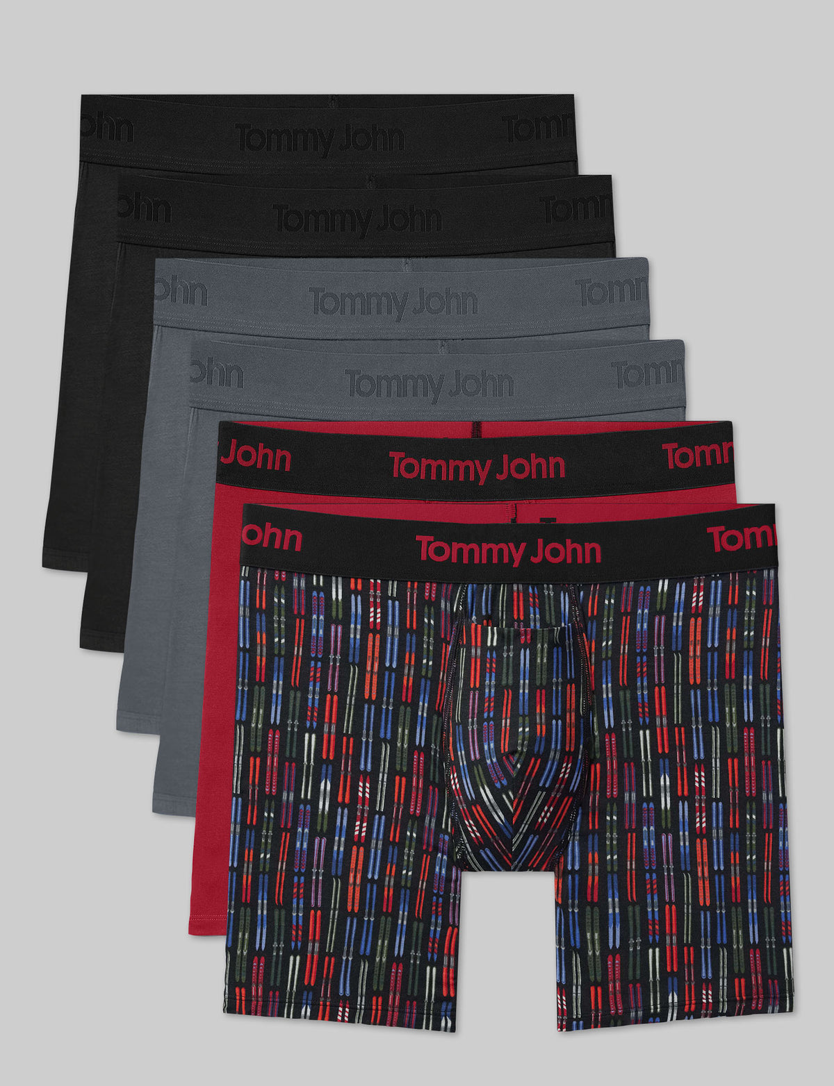 Second Skin Mid-Length Boxer Brief 6" (6-Pack)