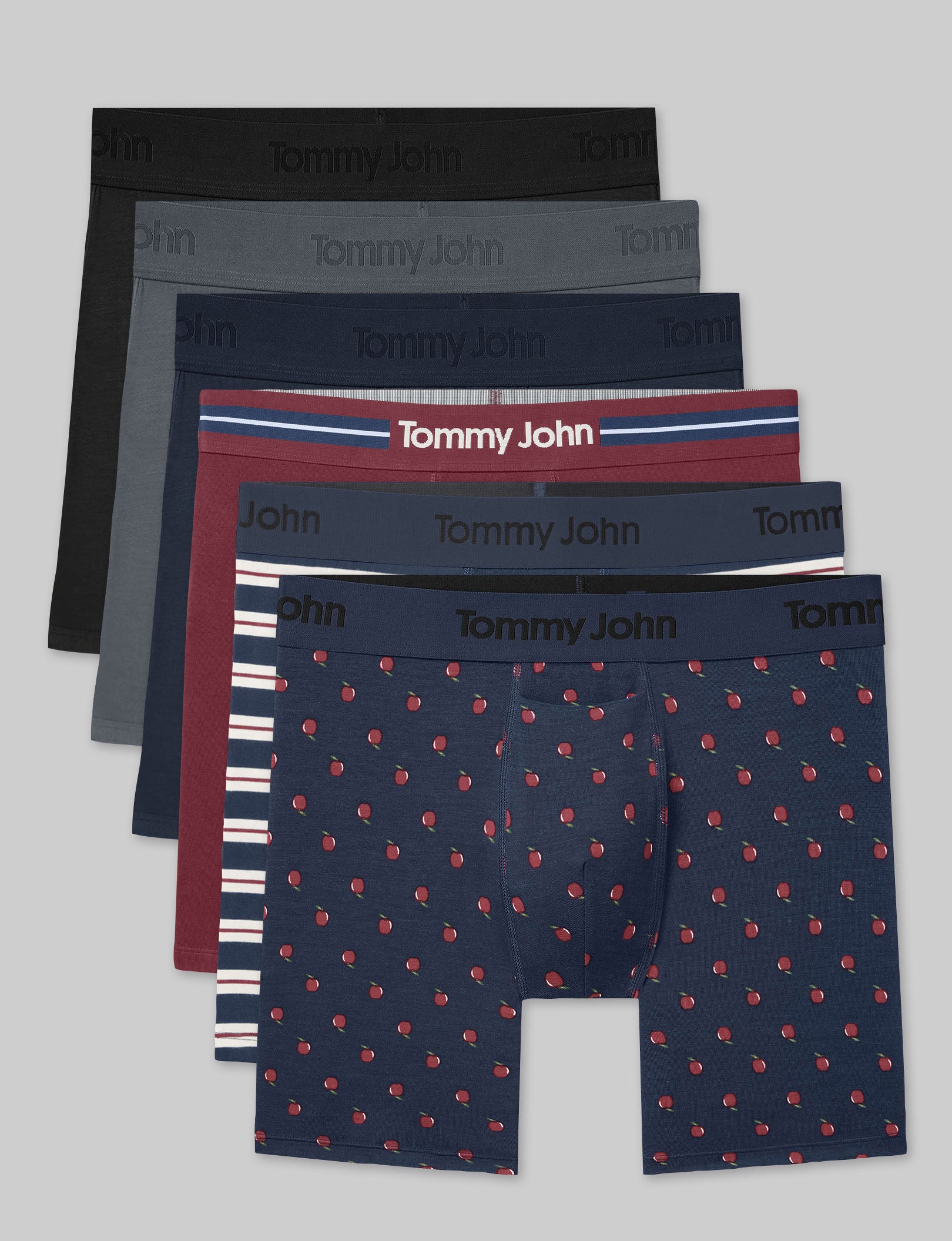 Second Skin Mid-Length Boxer Brief 6" (6-Pack)