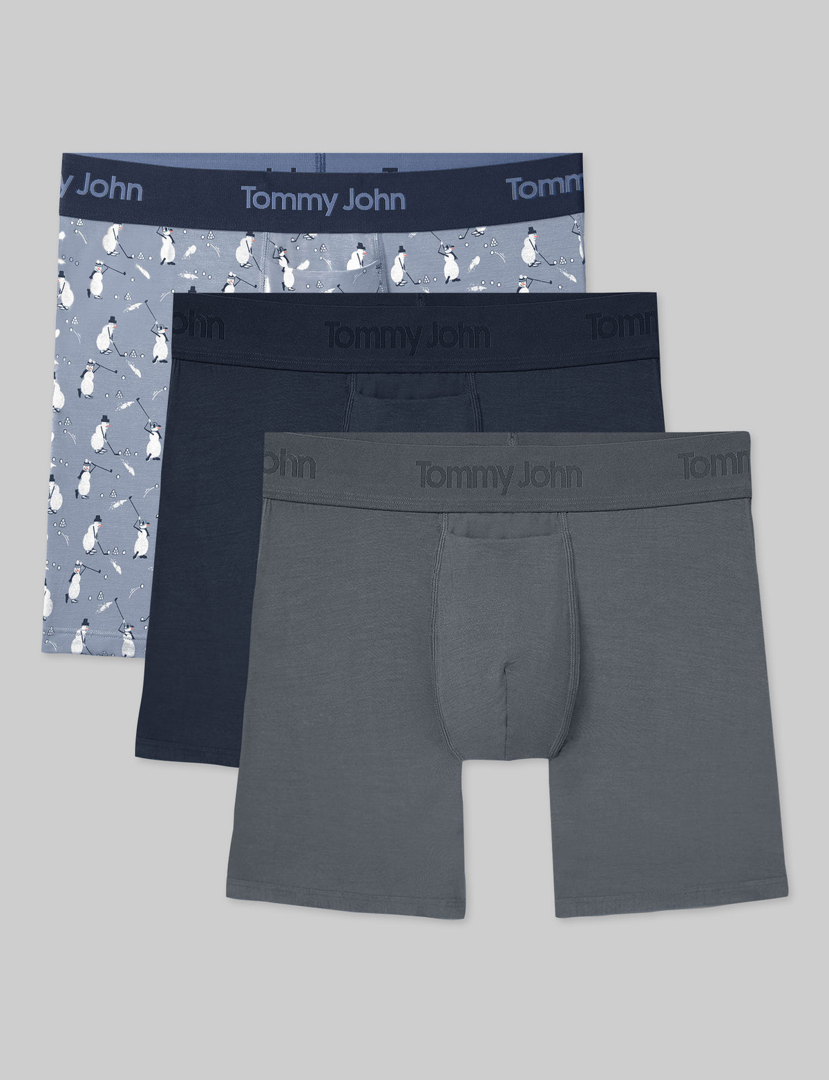 Second Skin Mid-Length Boxer Brief 6" (3-Pack)