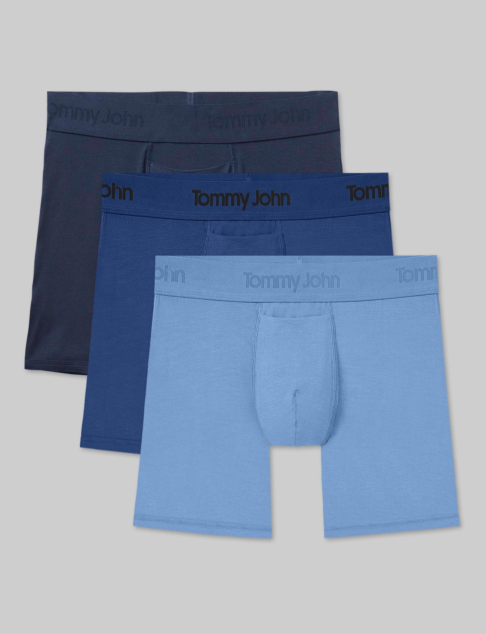 Second Skin Mid-Length Boxer Brief 6" (3-Pack)