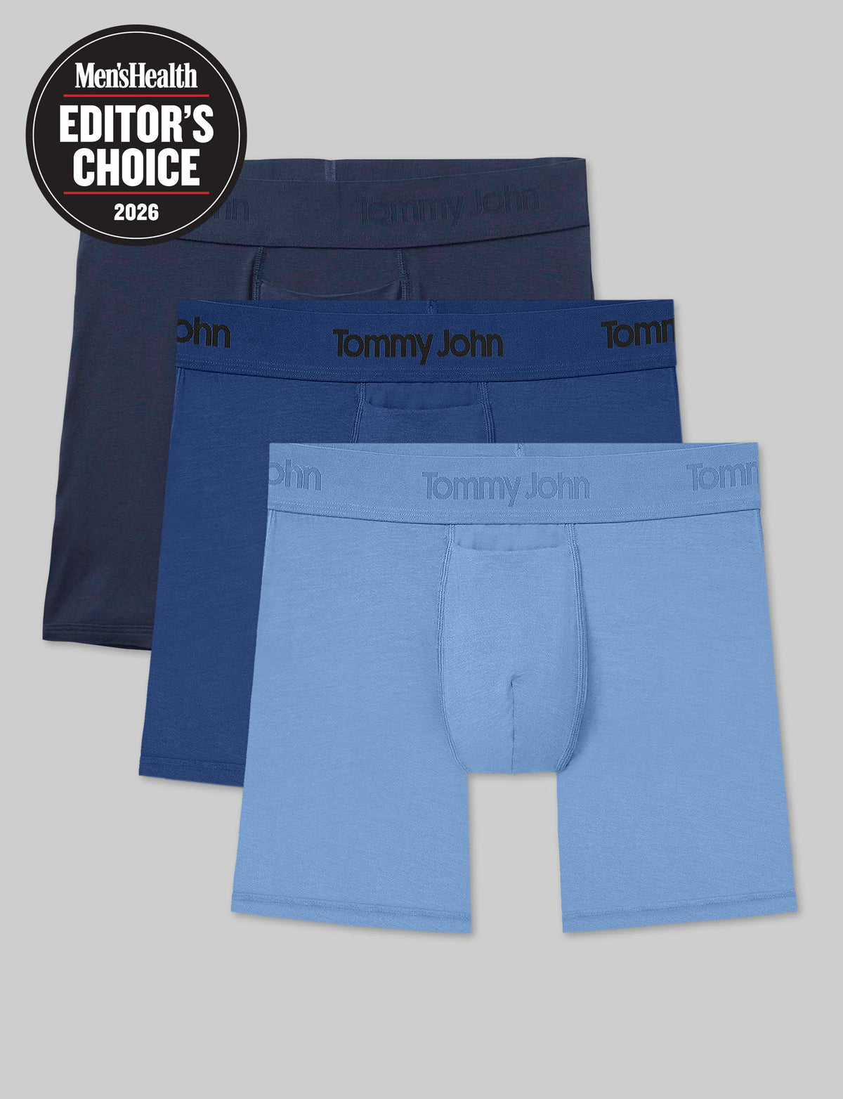 Second Skin Mid-Length Boxer Brief 6" (3-Pack)