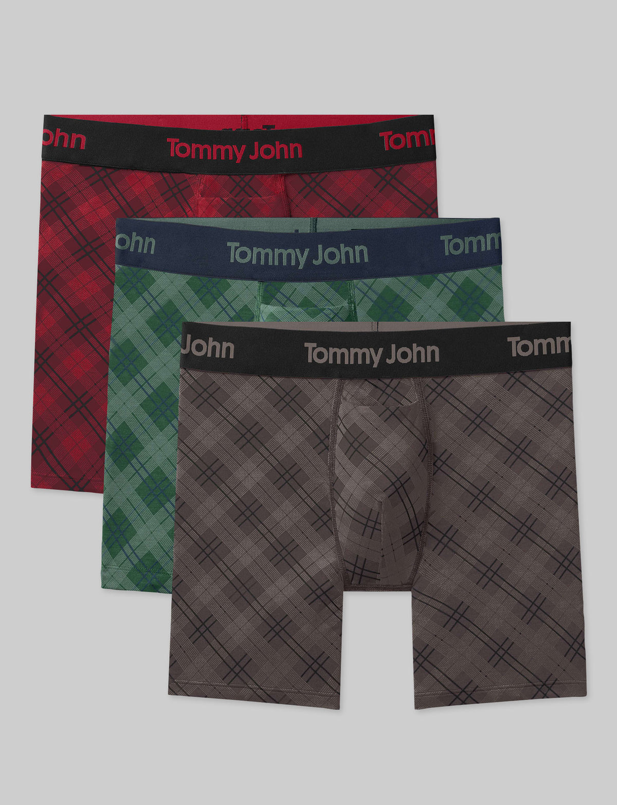 Second Skin Mid-Length Boxer Brief 6" (3-Pack)