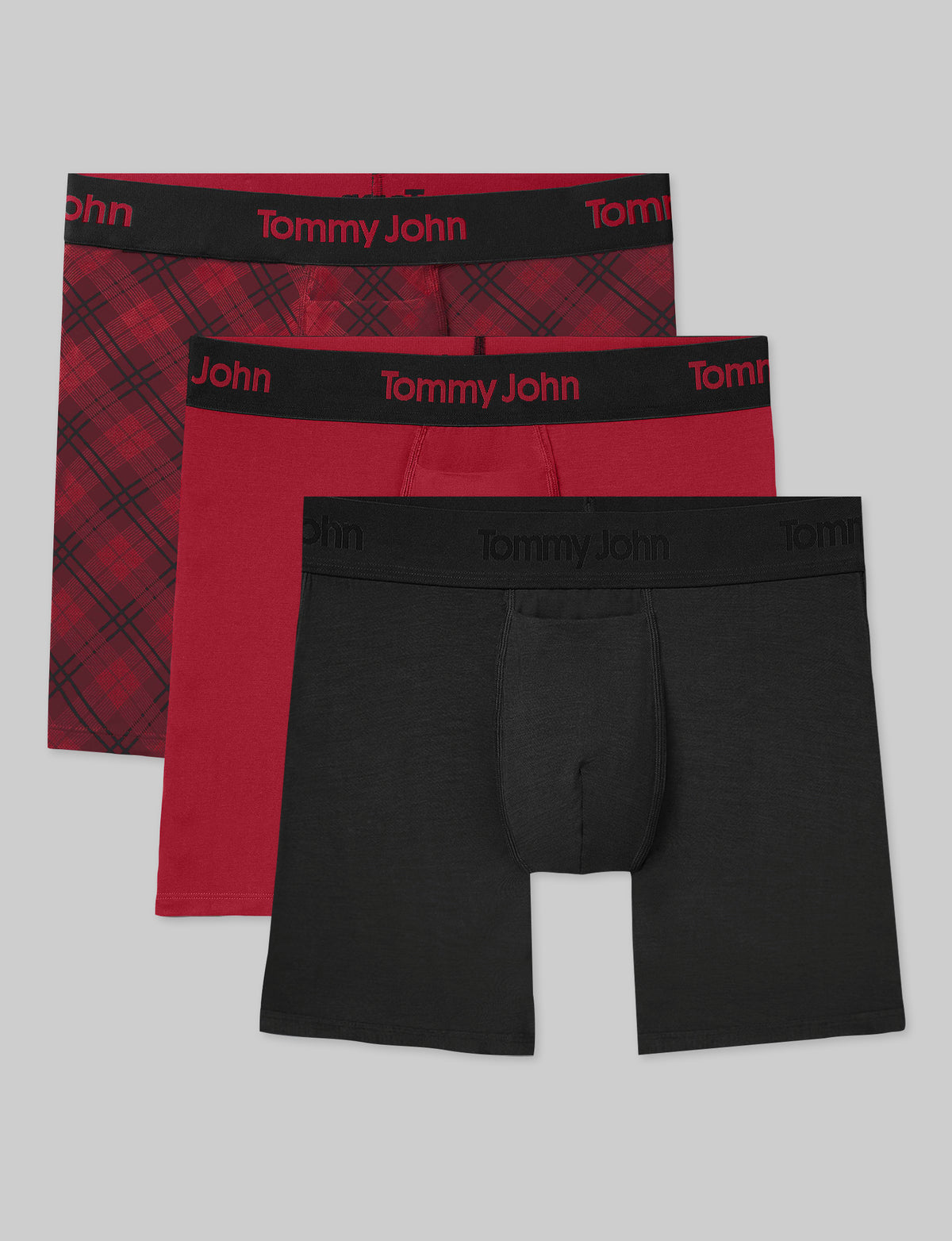 Second Skin Mid-Length Boxer Brief 6" (3-Pack)