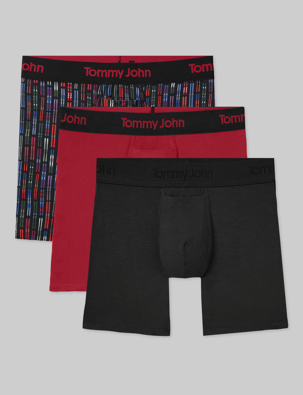 Second Skin Mid-Length Boxer Brief 6" (3-Pack)