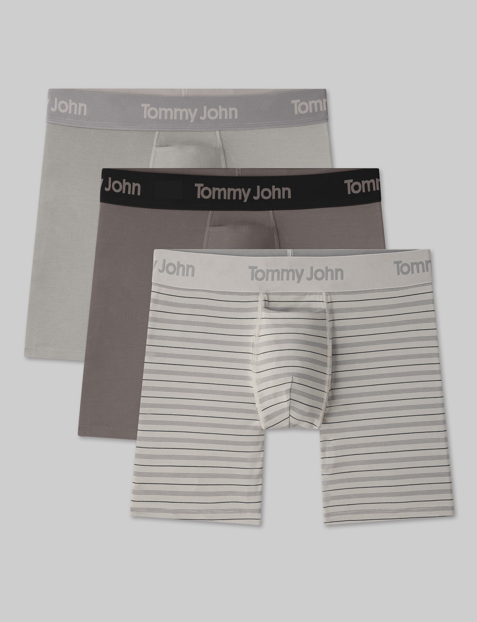 Second Skin Mid-Length Boxer Brief 6" (3-Pack)