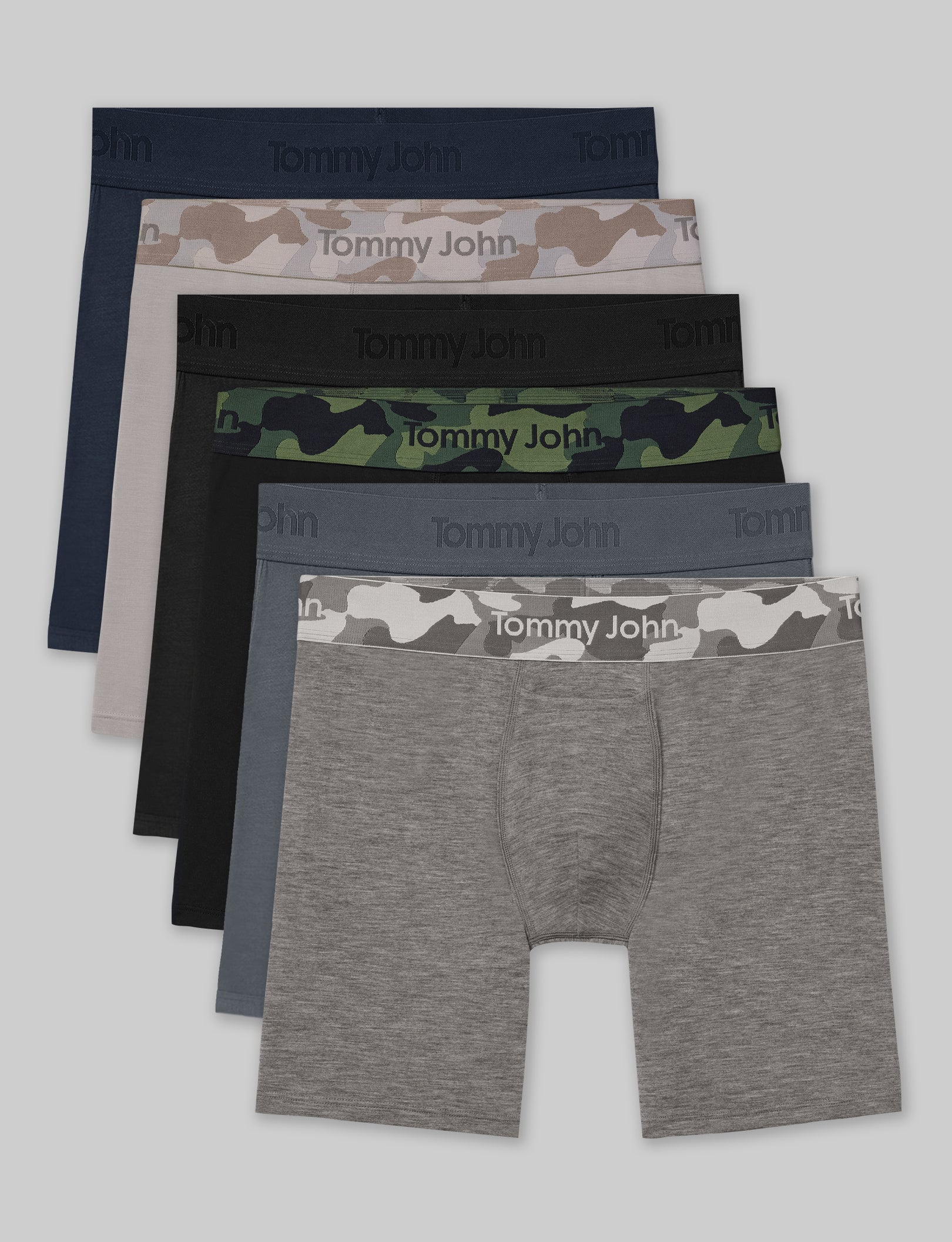 Second Skin Mid-Length Boxer Brief 6" (6-Pack)