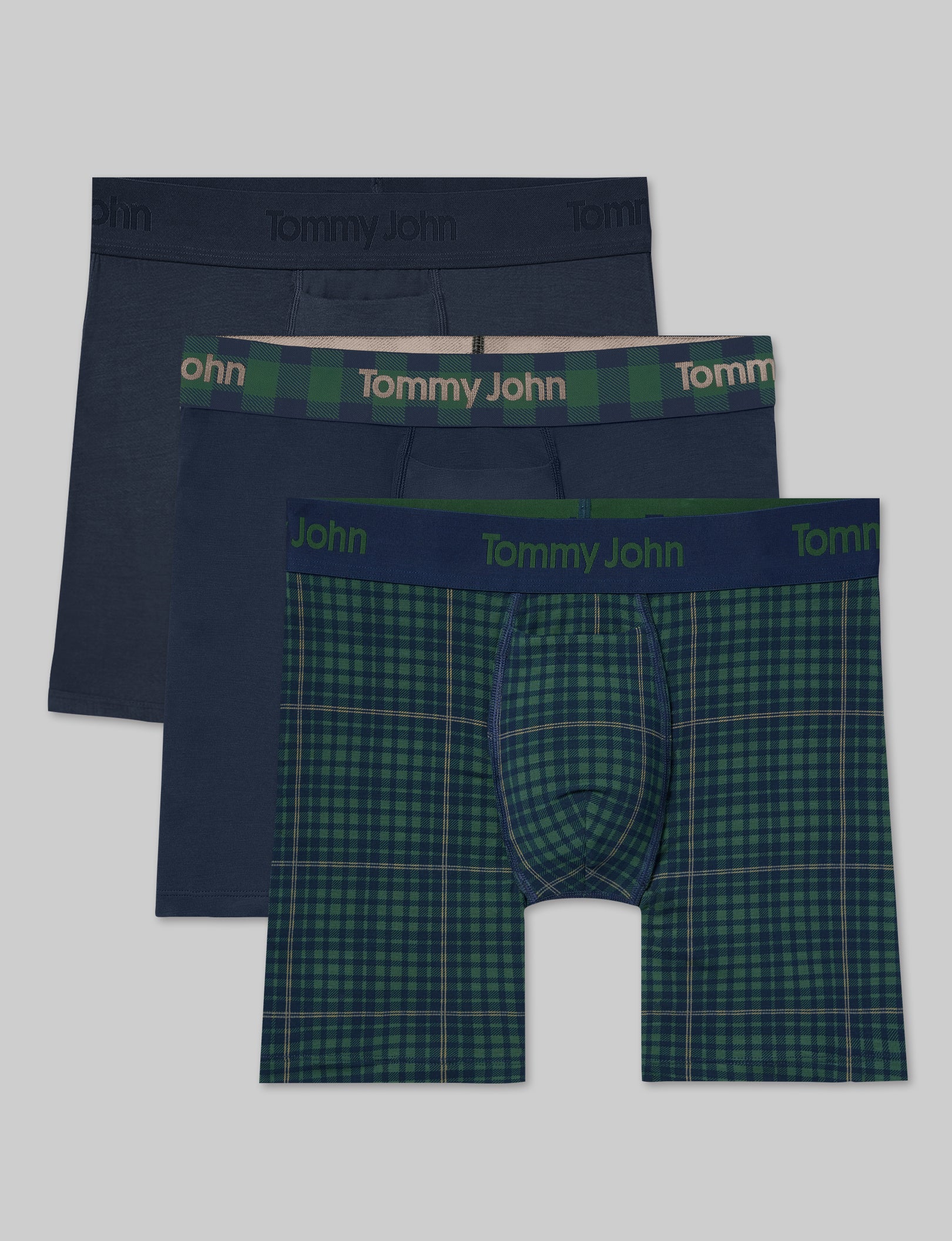 Second Skin Mid-Length Boxer Brief 6" (3-Pack)