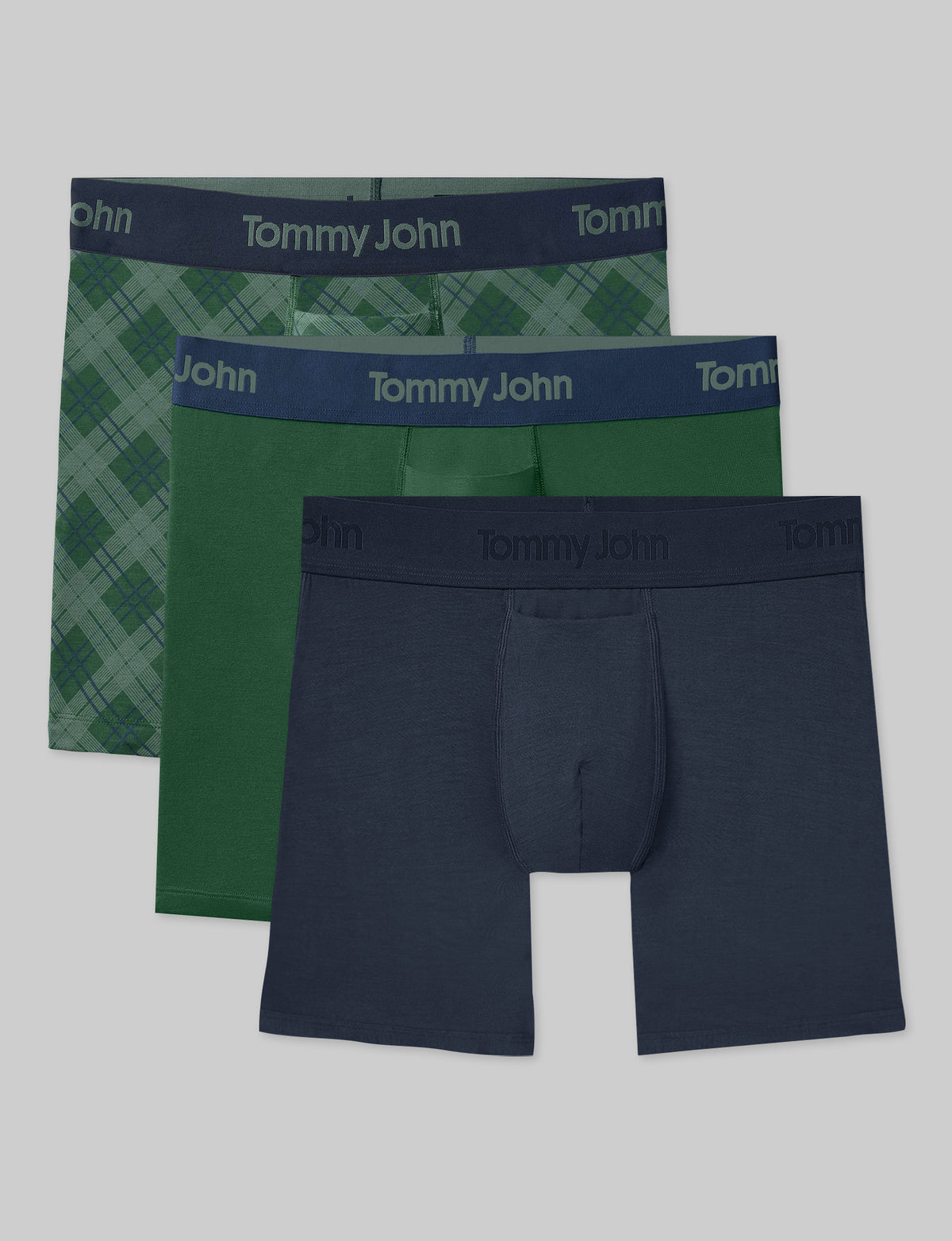 Second Skin Mid-Length Boxer Brief 6" (3-Pack)