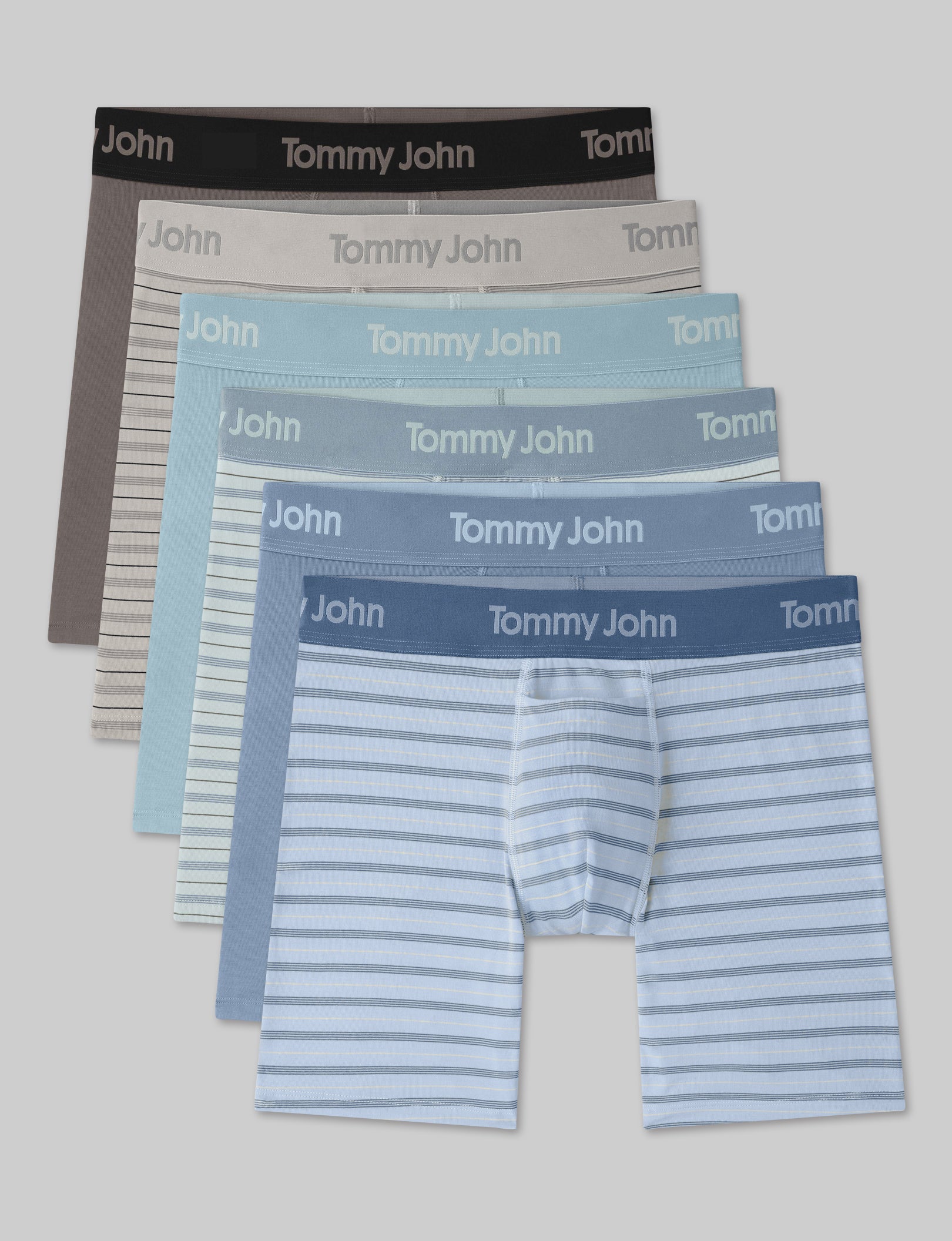 Second Skin Mid-Length Boxer Brief 6" (6-Pack)