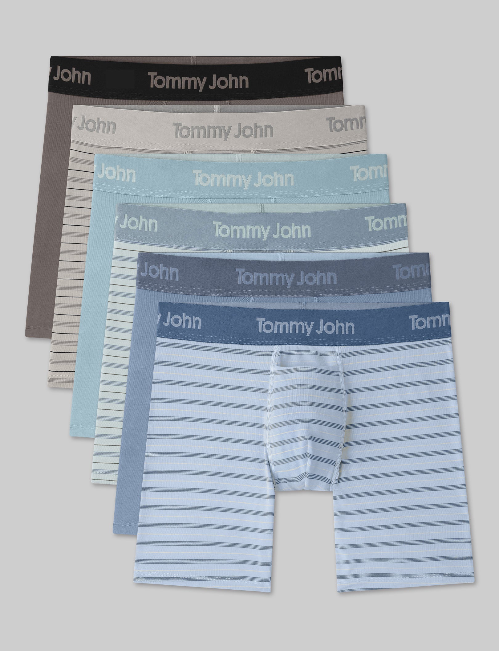 Second Skin Mid-Length Boxer Brief 6" (6-Pack)