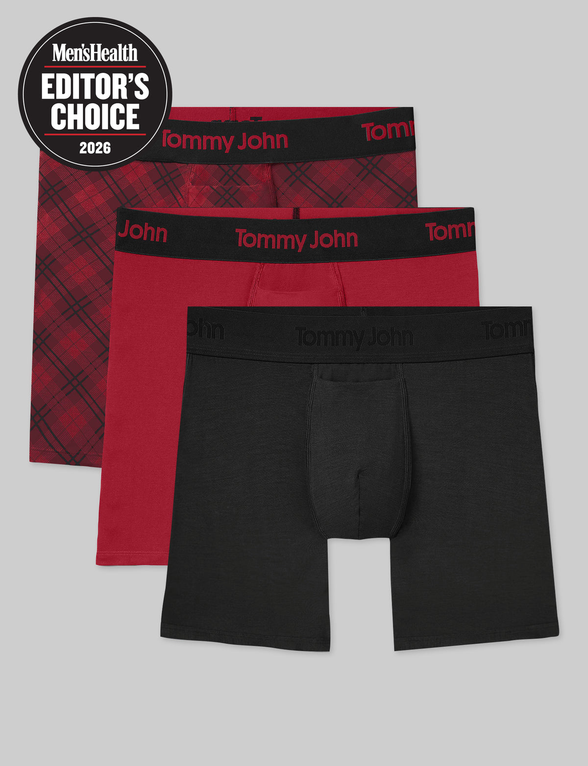 Second Skin Mid-Length Boxer Brief 6" (3-Pack)