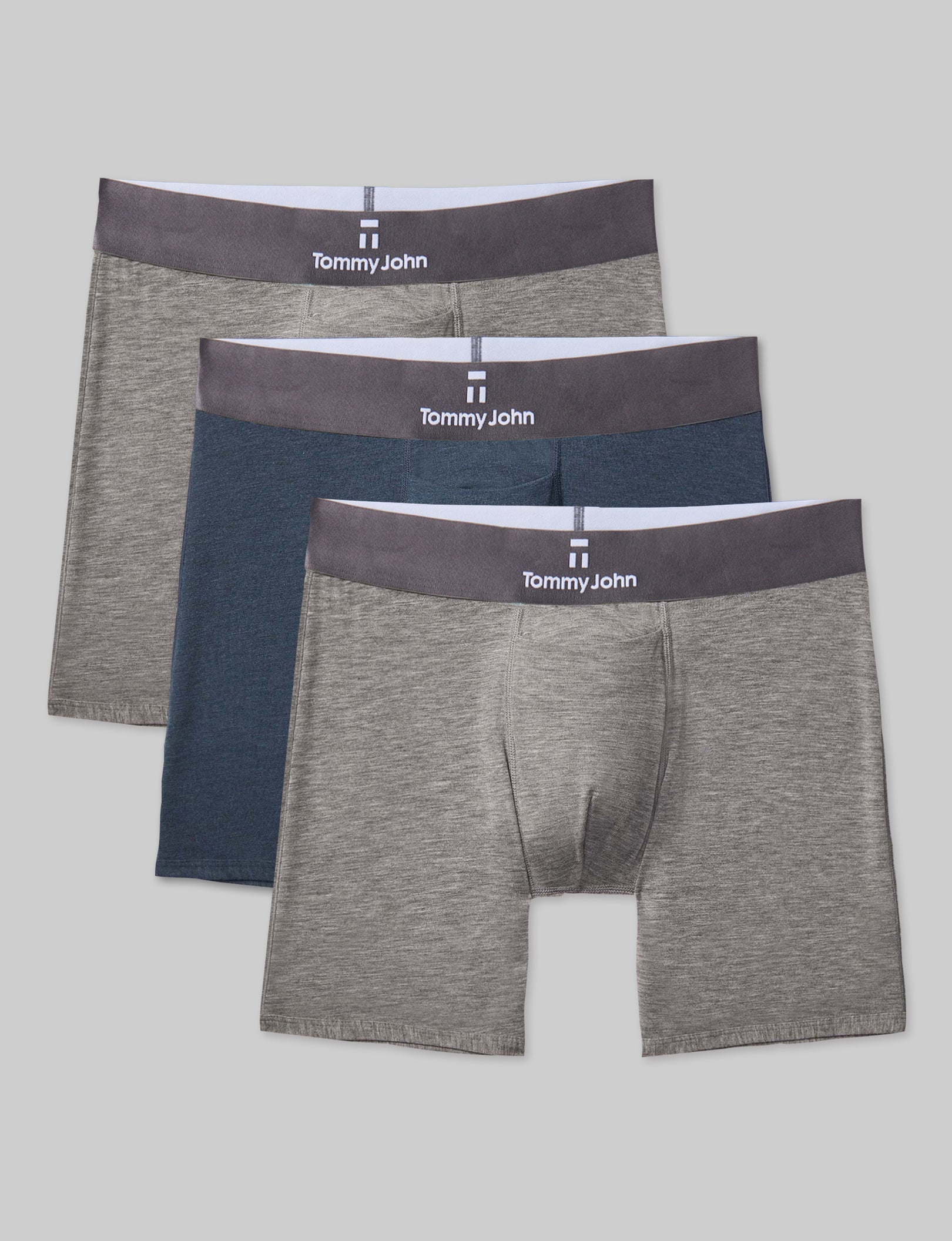 Second Skin Mid-Length Boxer Brief 6" (3-Pack)