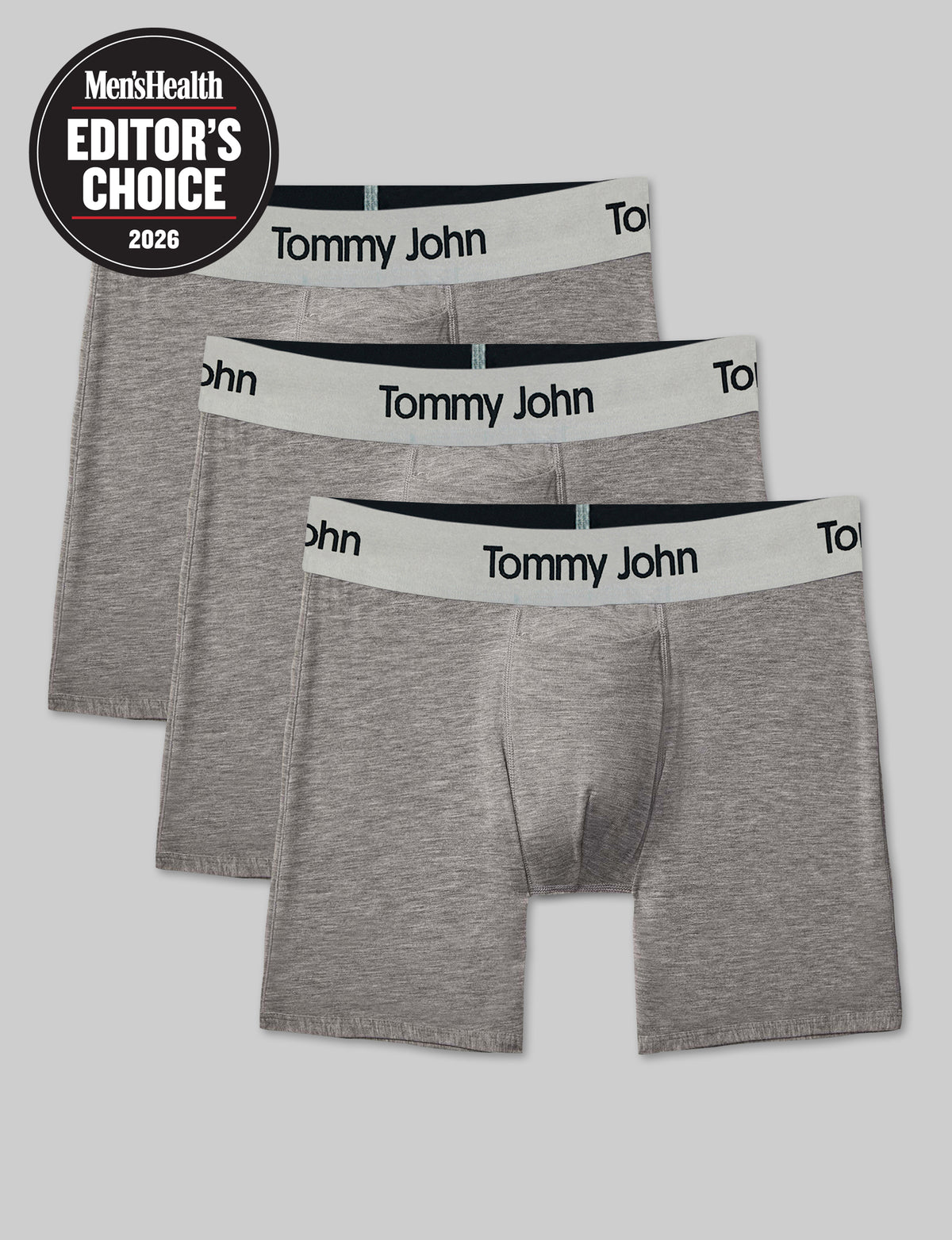Second Skin Mid-Length Boxer Brief 6" (3-Pack)