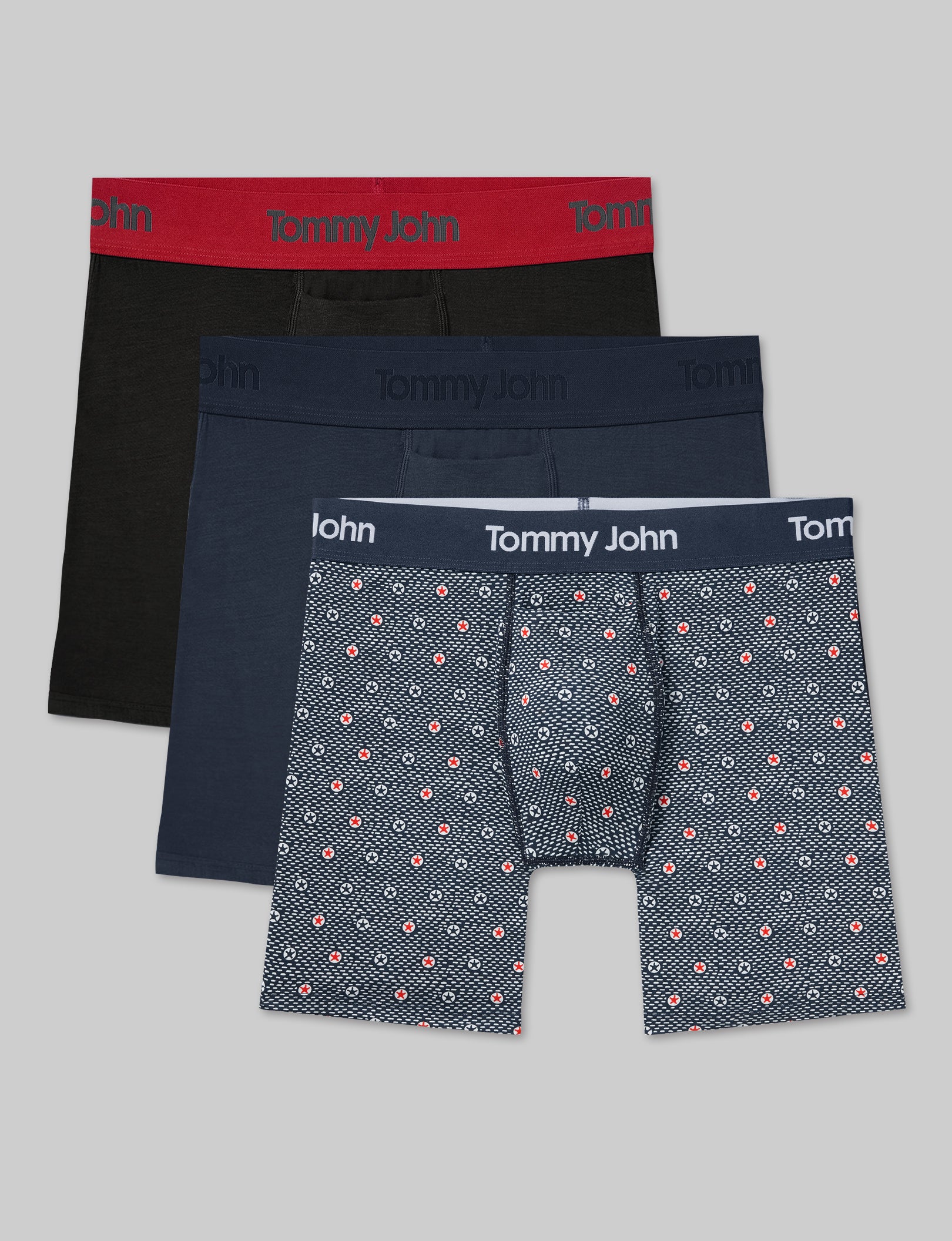 Second Skin Mid-Length Boxer Brief 6" (3-Pack)