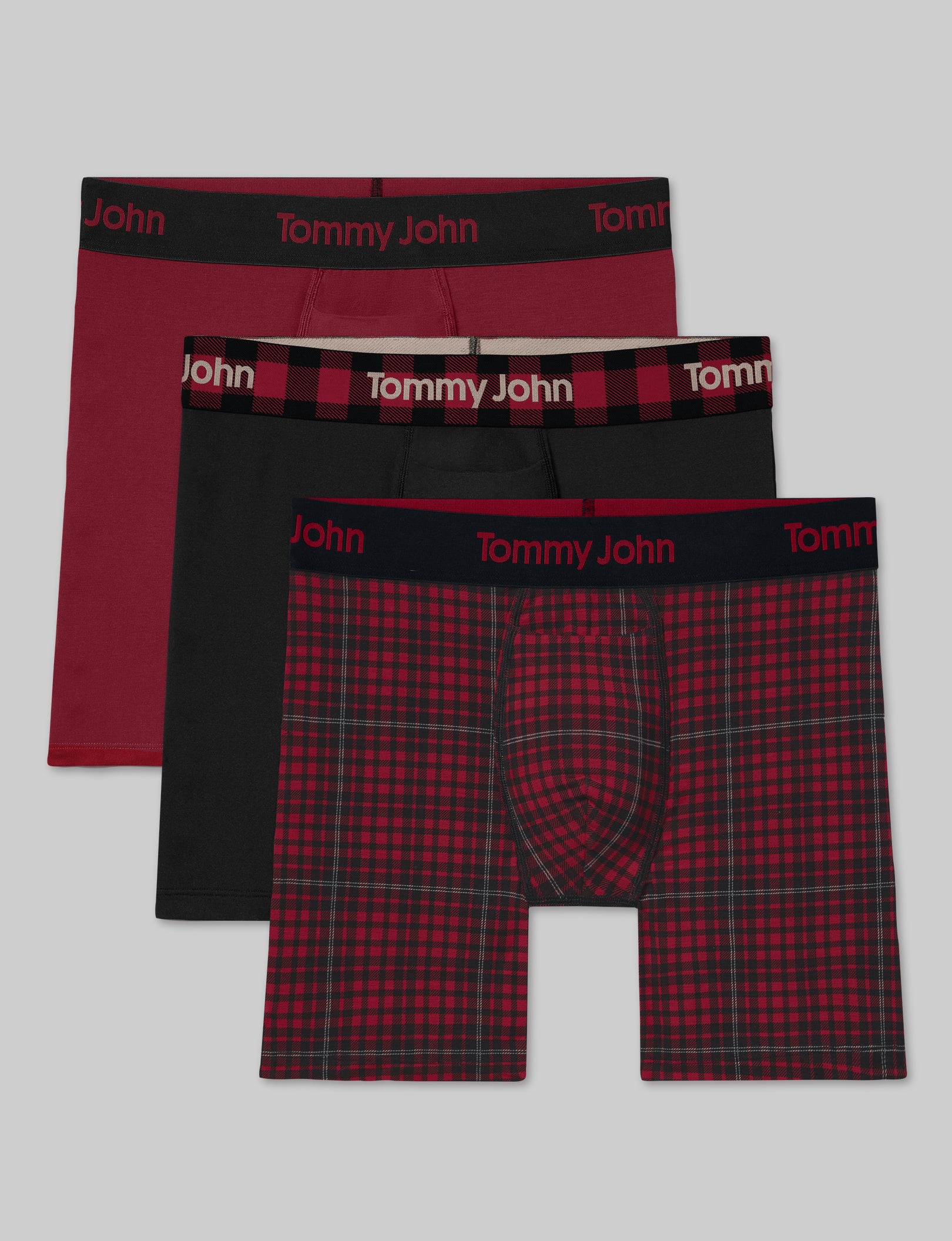 Second Skin Mid-Length Boxer Brief 6" (3-Pack)