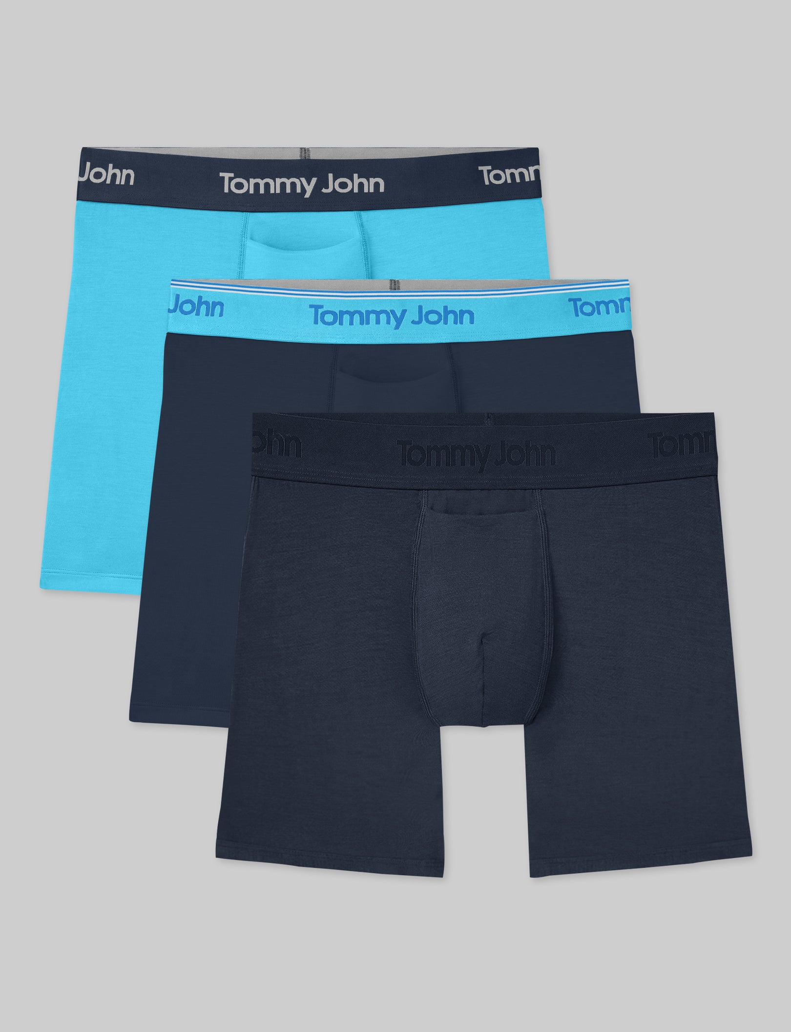 Second Skin Mid-Length Boxer Brief 6" (3-Pack)