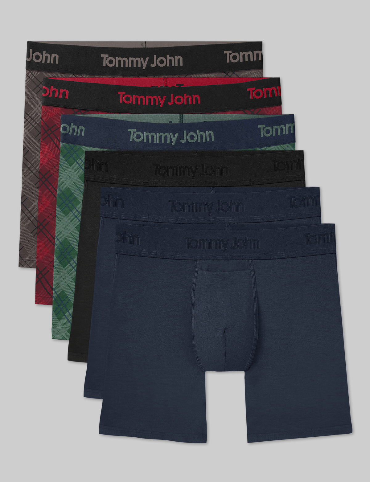 Second Skin Mid-Length Boxer Brief 6" (6-Pack)