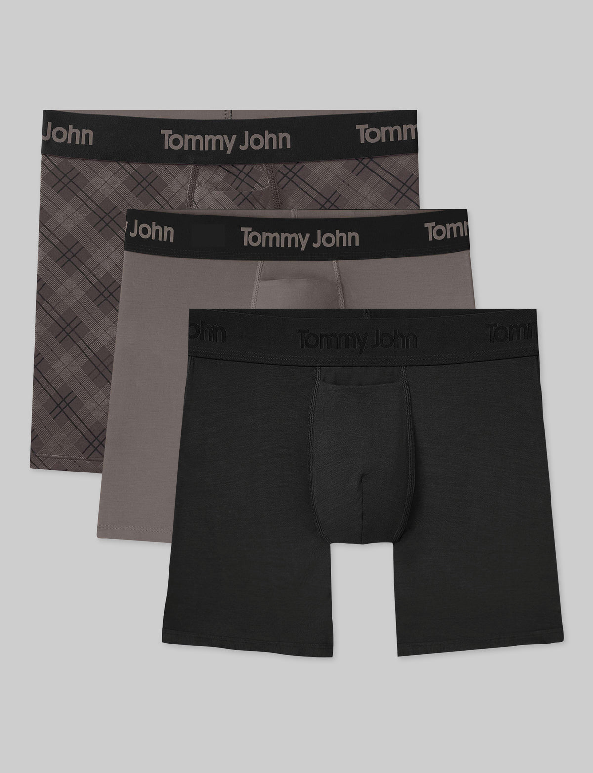 Second Skin Mid-Length Boxer Brief 6" (3-Pack)
