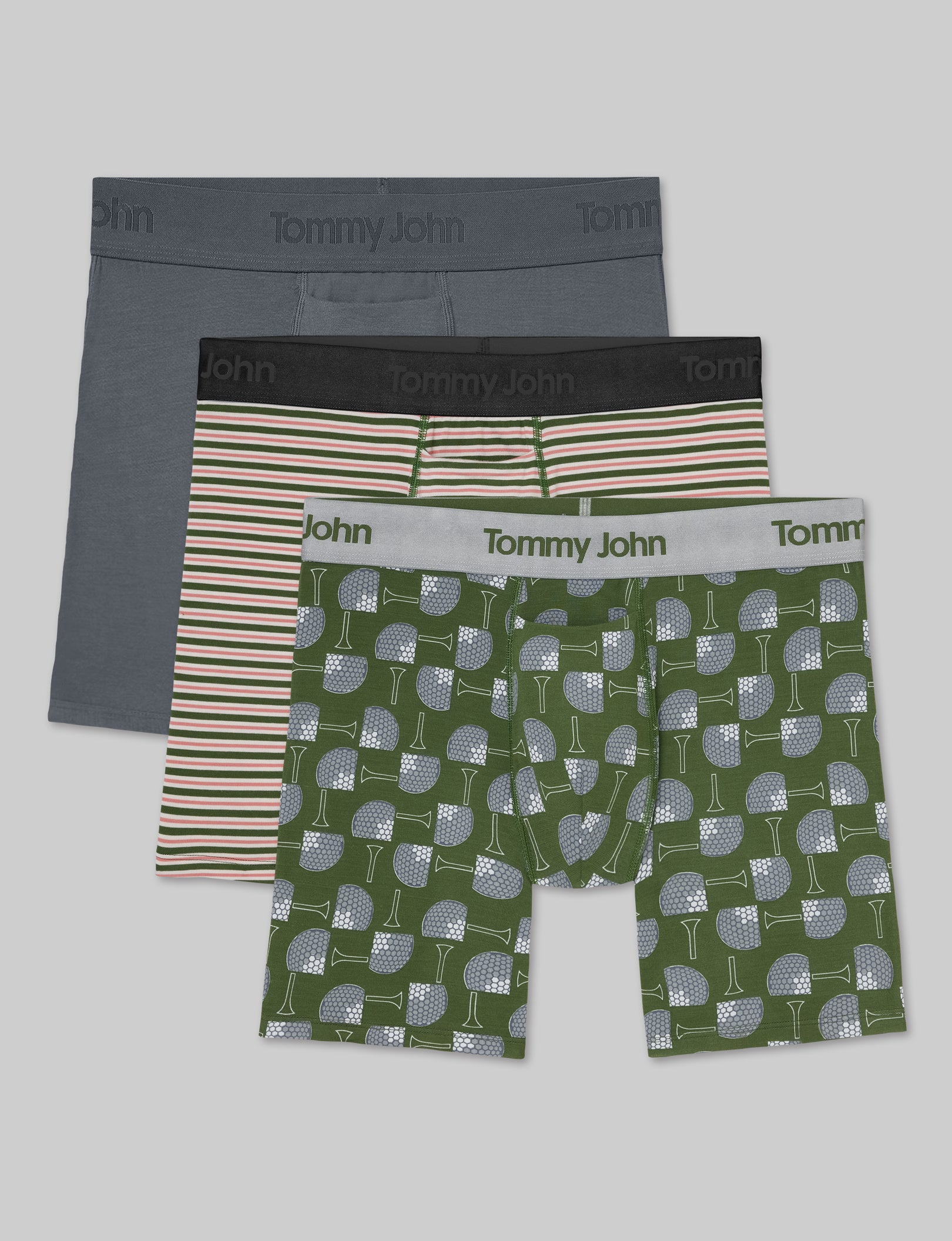 Second Skin Mid-Length Boxer Brief 6" (3-Pack)
