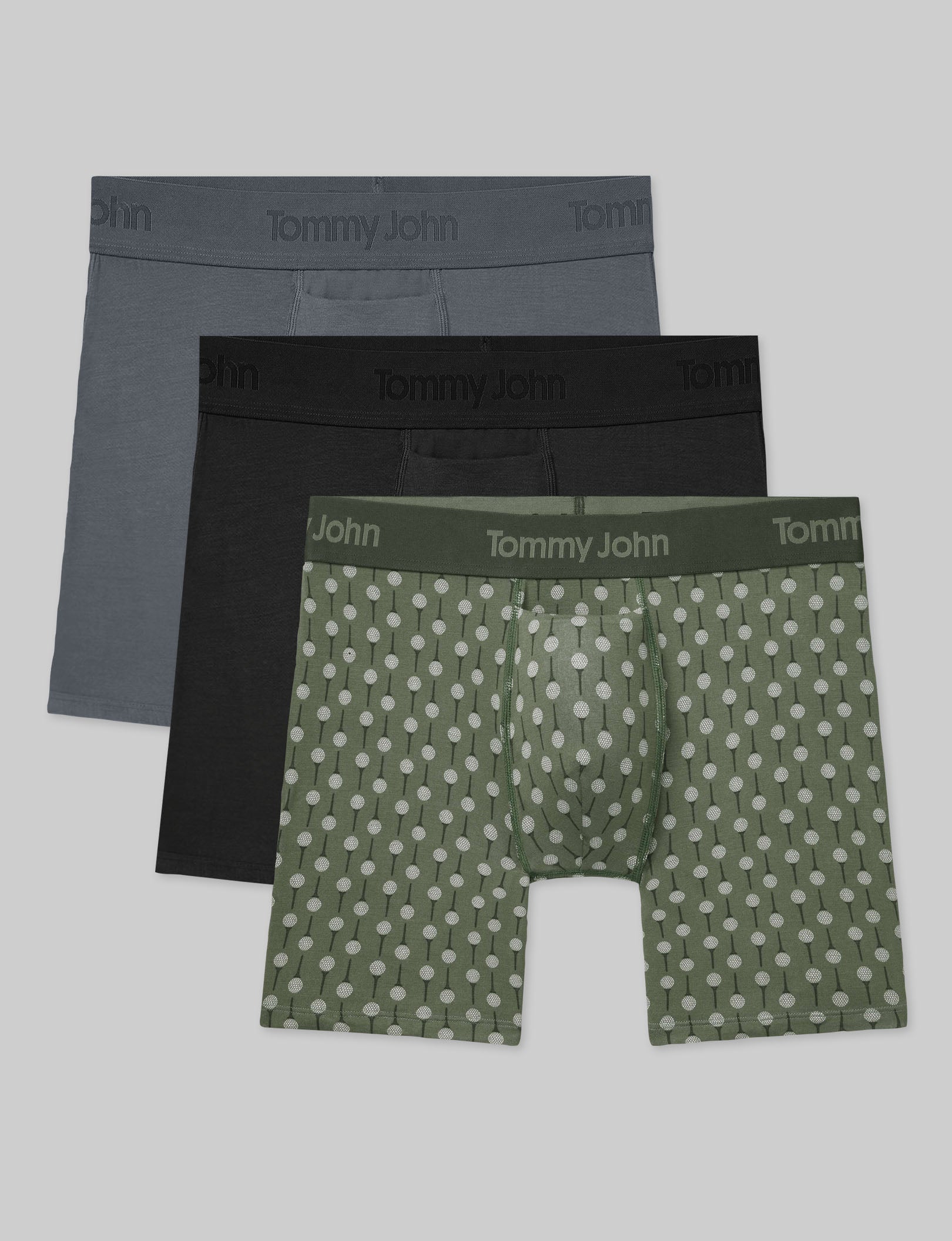 Second Skin Mid-Length Boxer Brief 6" (3-Pack)