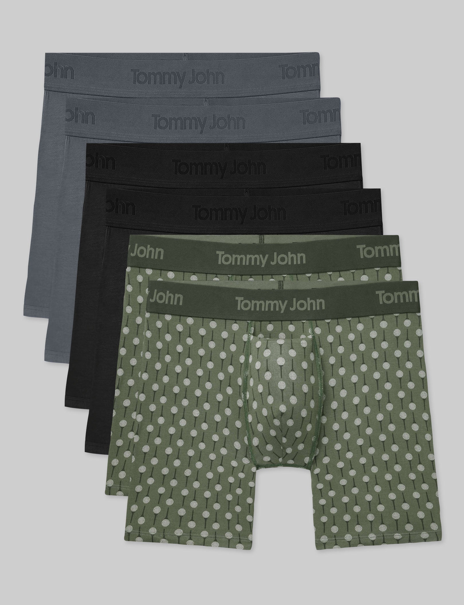 Second Skin Mid-Length Boxer Brief 6" (6-Pack)