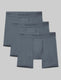 Second Skin Mid-Length Boxer Brief 6" (3-Pack)::Turbulence