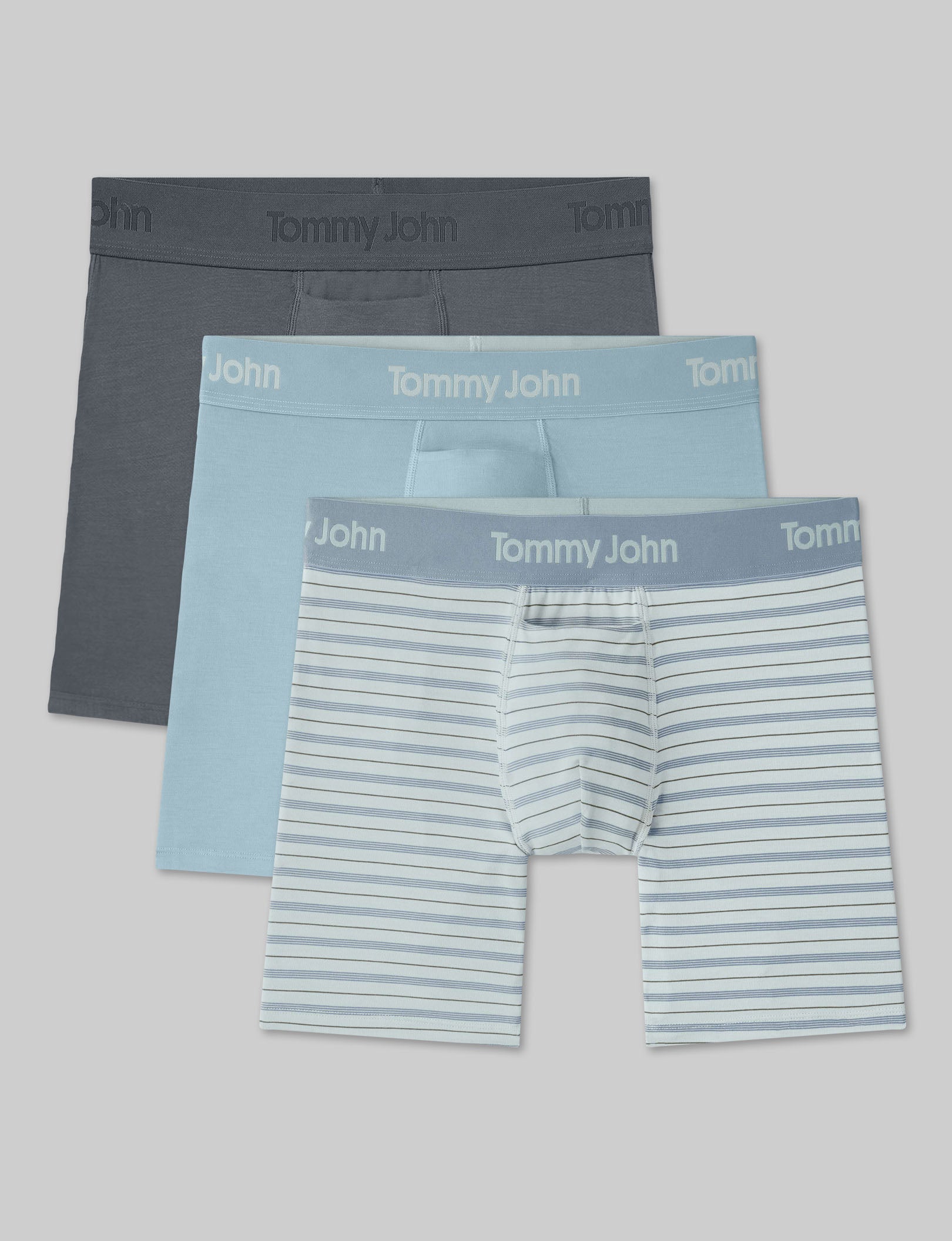 Second Skin Mid-Length Boxer Brief 6" (3-Pack)