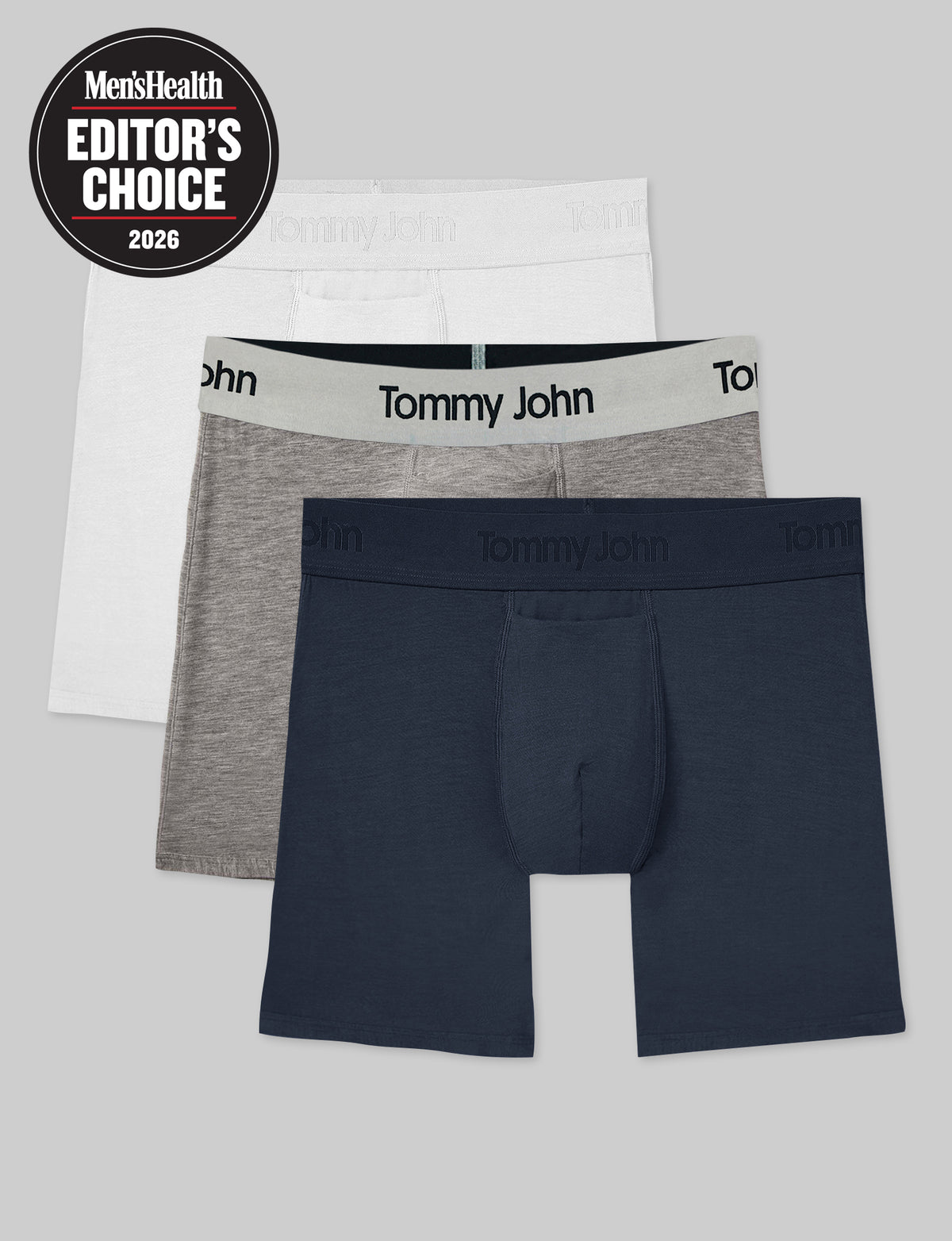 Second Skin Mid-Length Boxer Brief 6" (3-Pack)