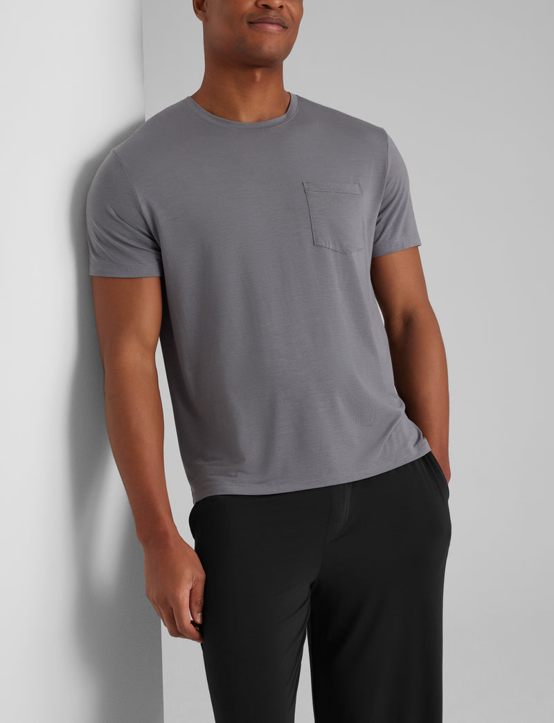 Second Skin Sleep Pocket Tee::Turbulence