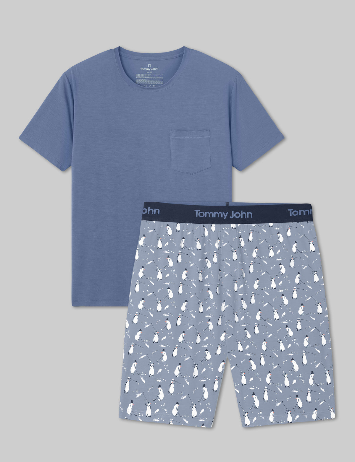 Second Skin Sleep Pocket Tee & Short Set