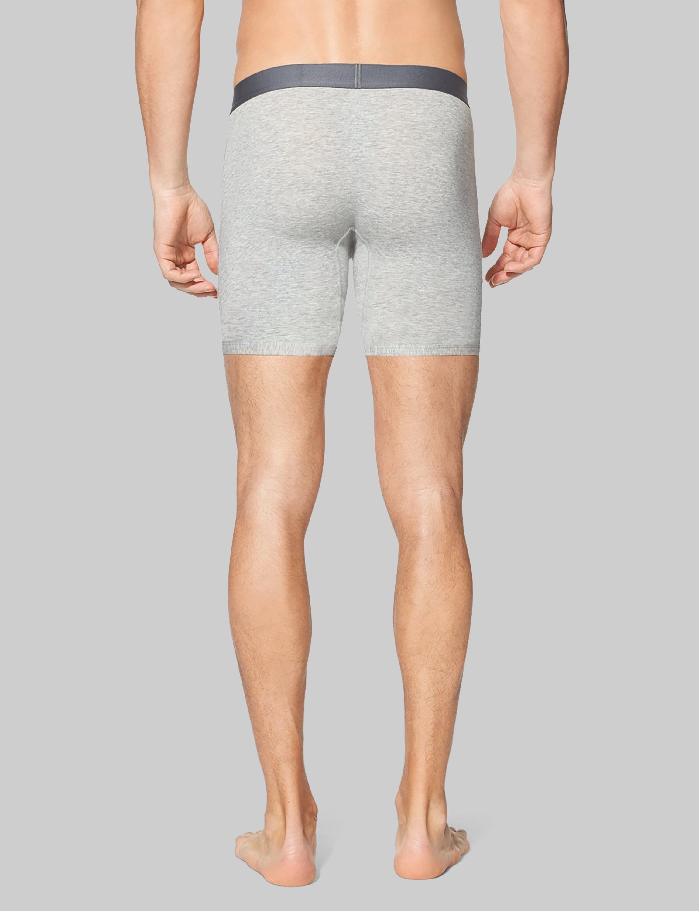 Cool Cotton Mid-Length Boxer Brief 6" (3-Pack)