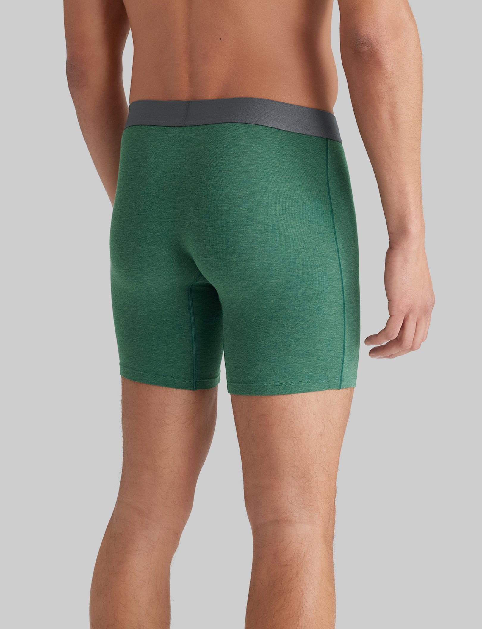 Cool Cotton Mid-Length Boxer Brief 6"