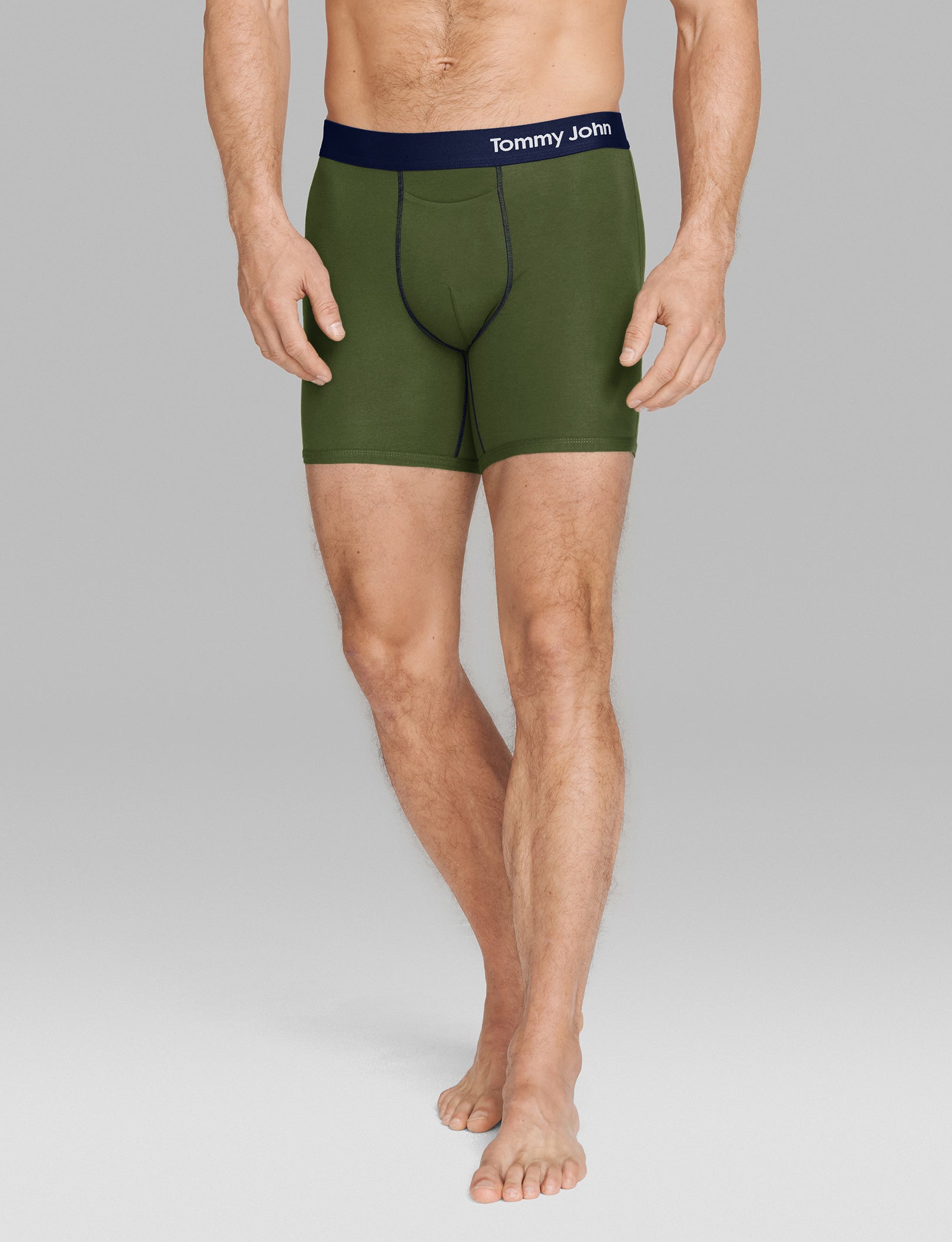 Cool Cotton Mid-Length Boxer Brief 6"