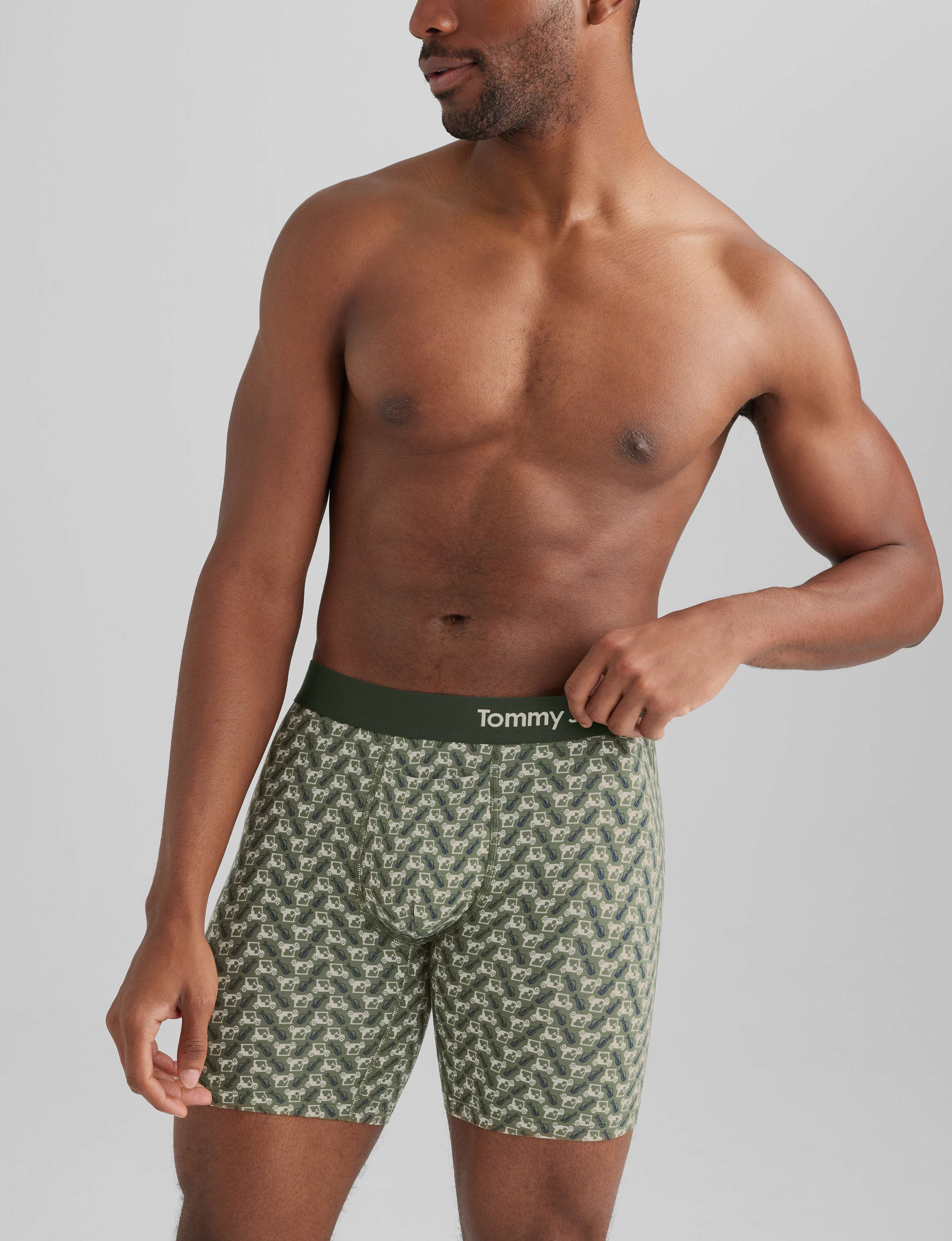 Cool Cotton Mid-Length Boxer Brief 6" (3-Pack)