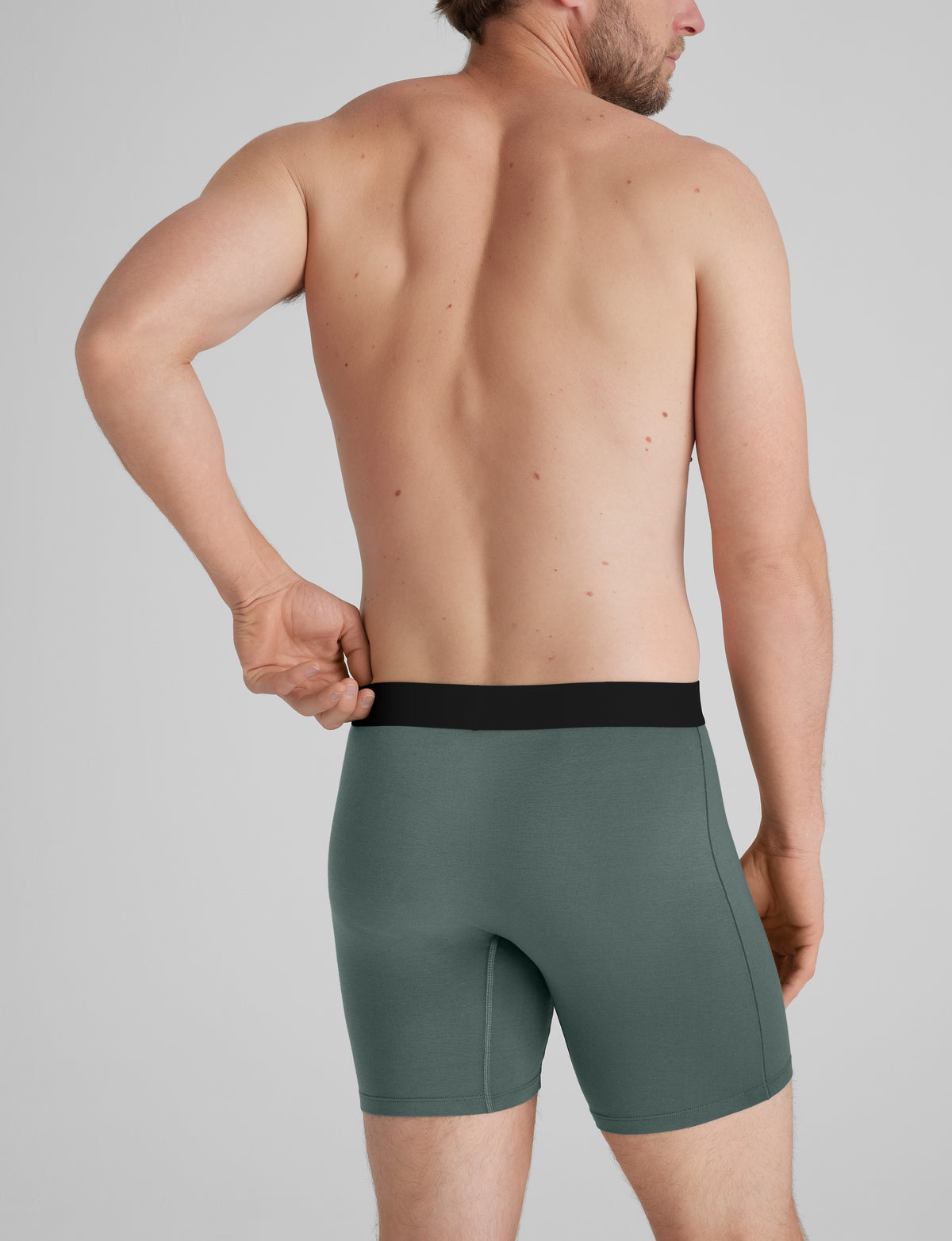 Cool Cotton Mid-Length Boxer Brief 6"