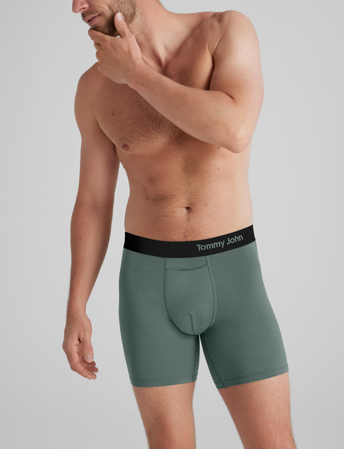Cool Cotton Mid-Length Boxer Brief 6"