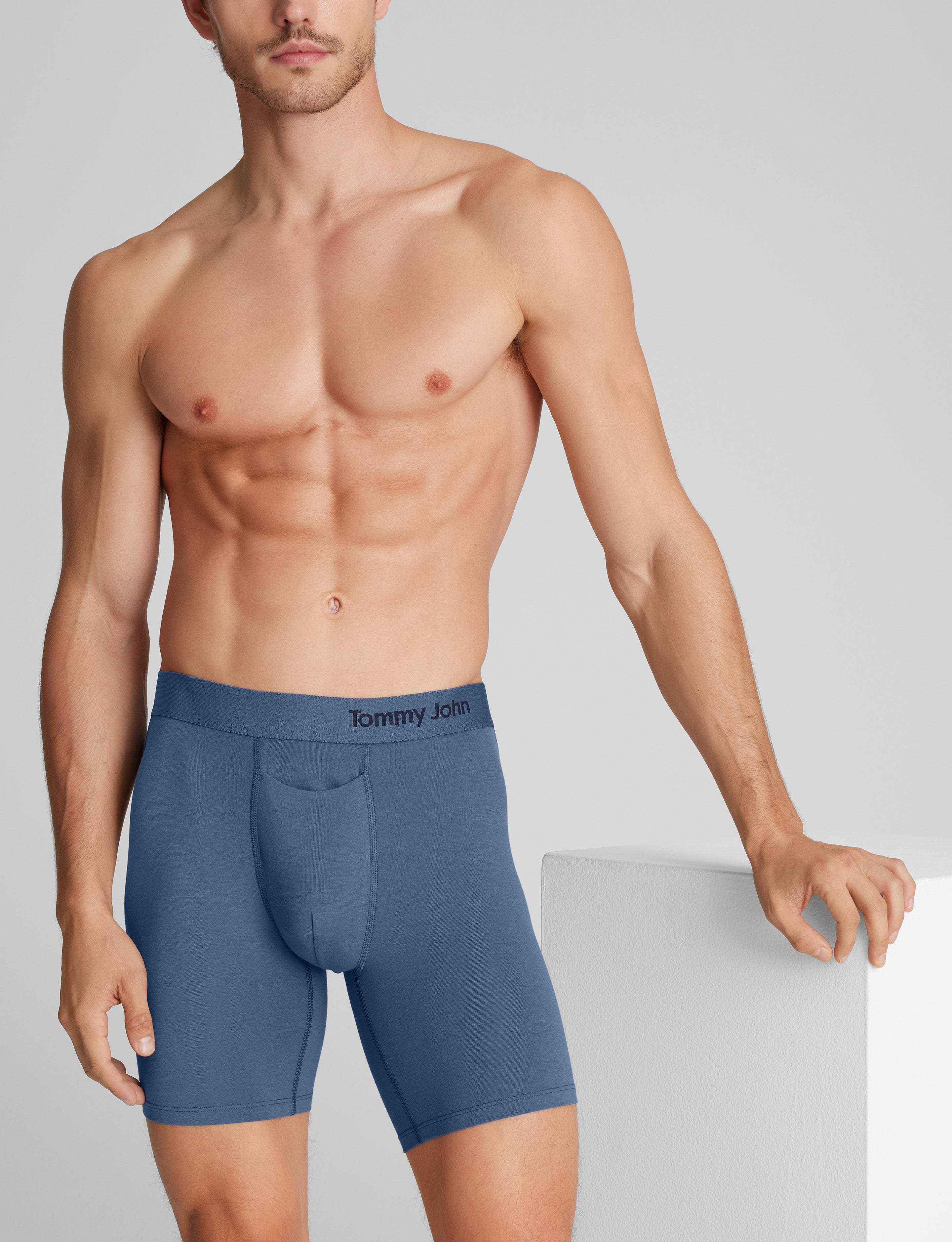 Cool Cotton Mid-Length Boxer Brief 6"