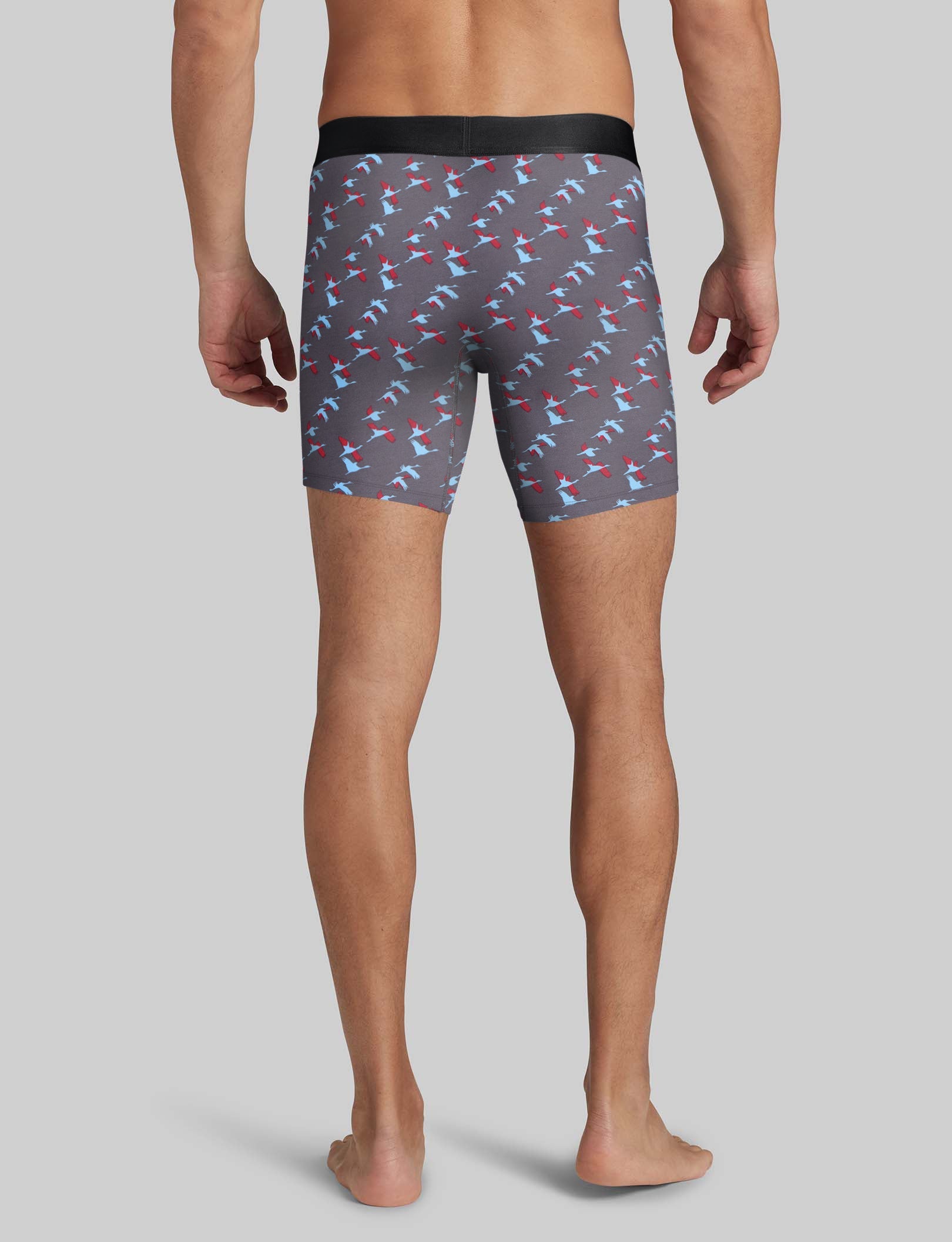 Cool Cotton Mid-Length Boxer Brief 6"