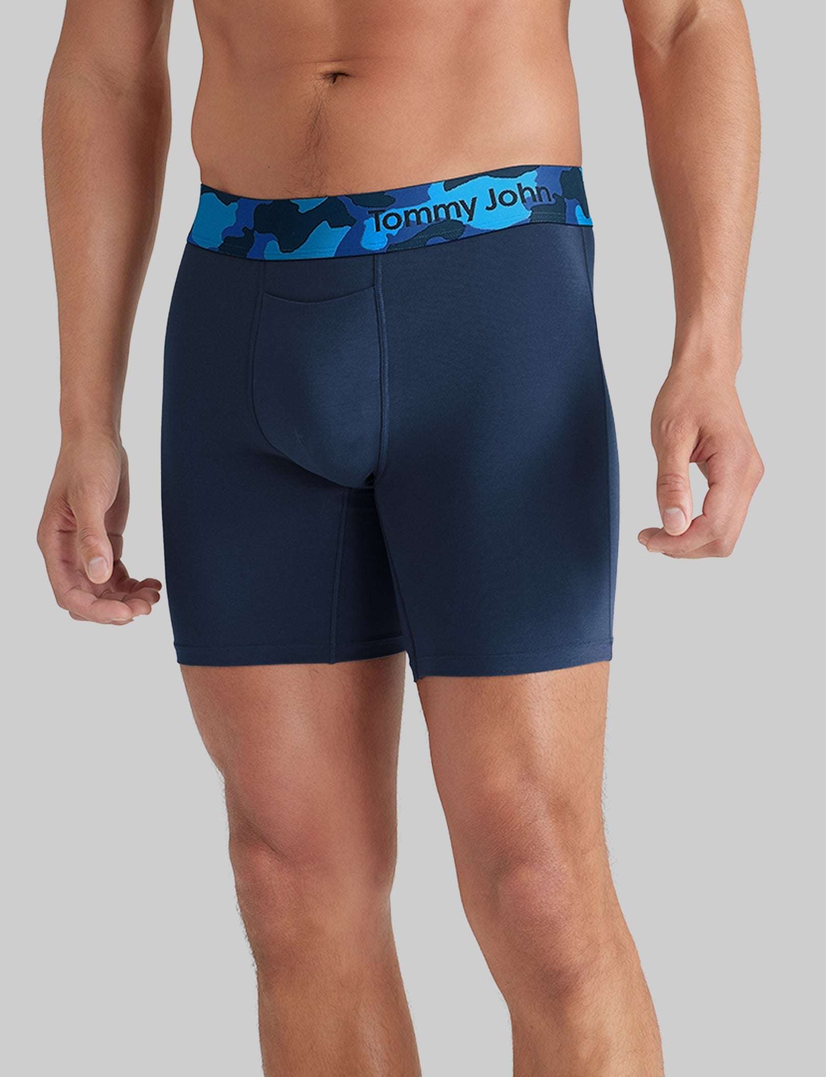 Cool Cotton Mid-Length Boxer Brief 6"