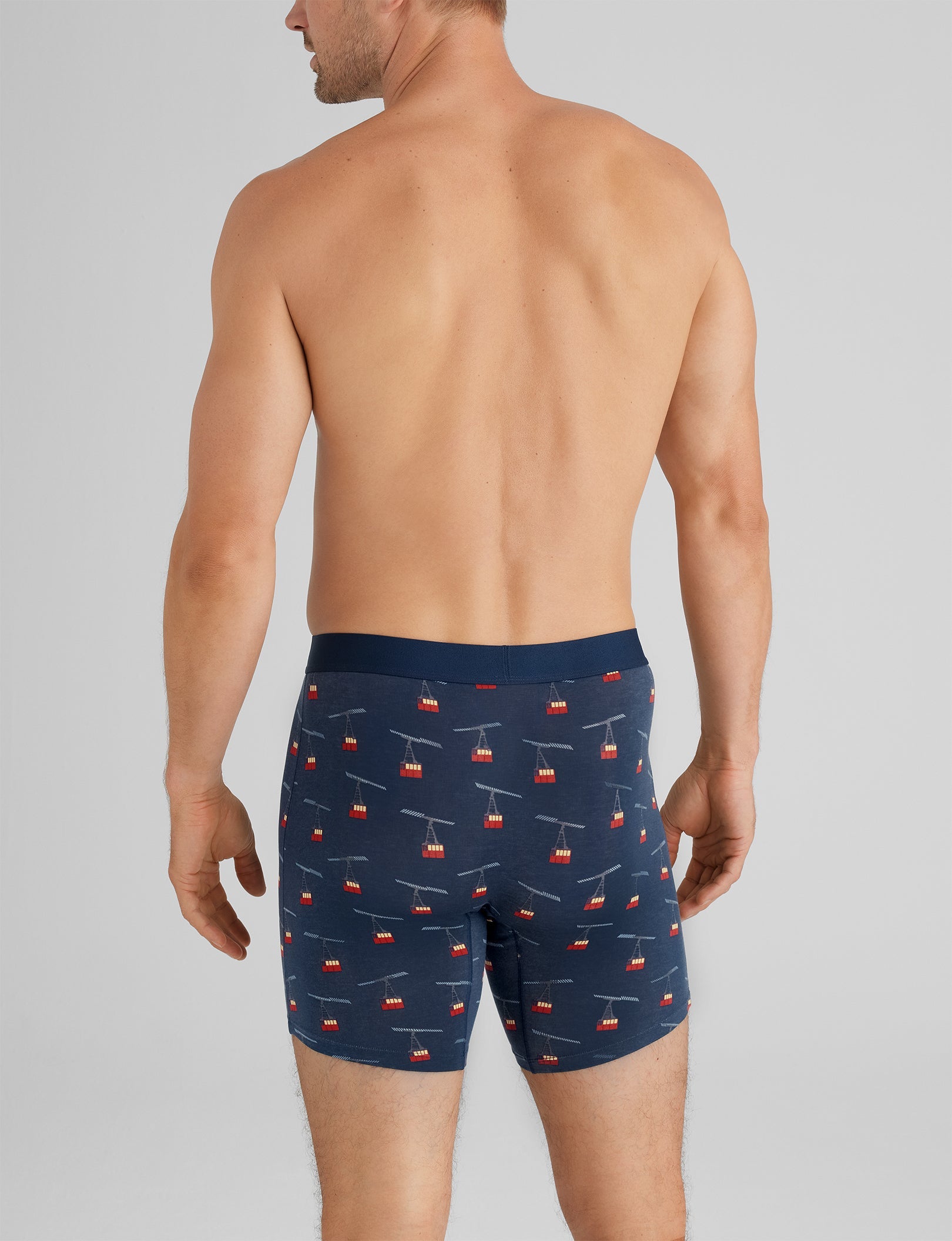 Cool Cotton Mid-Length Boxer Brief 6"