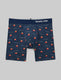 Cool Cotton Mid-Length Boxer Brief 6"::Navy Gondola::Swatch